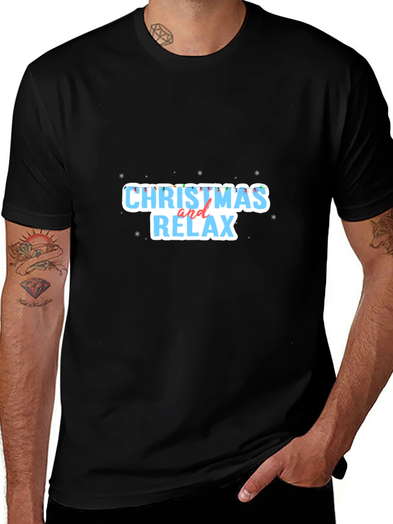 Christmas and Relax Graphic T-Shirt