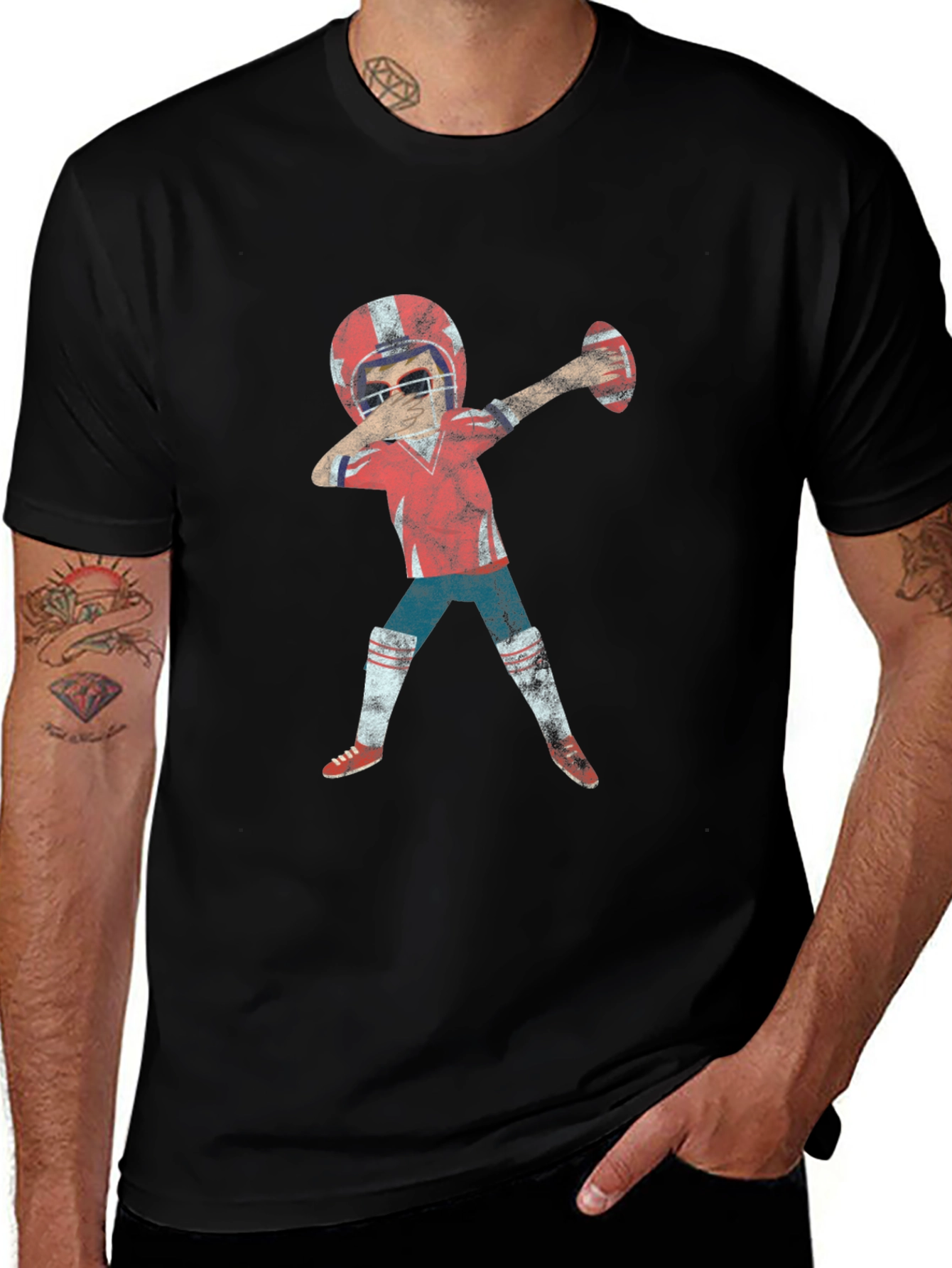 Variant 11 of Dabbing Football Player T-Shirt