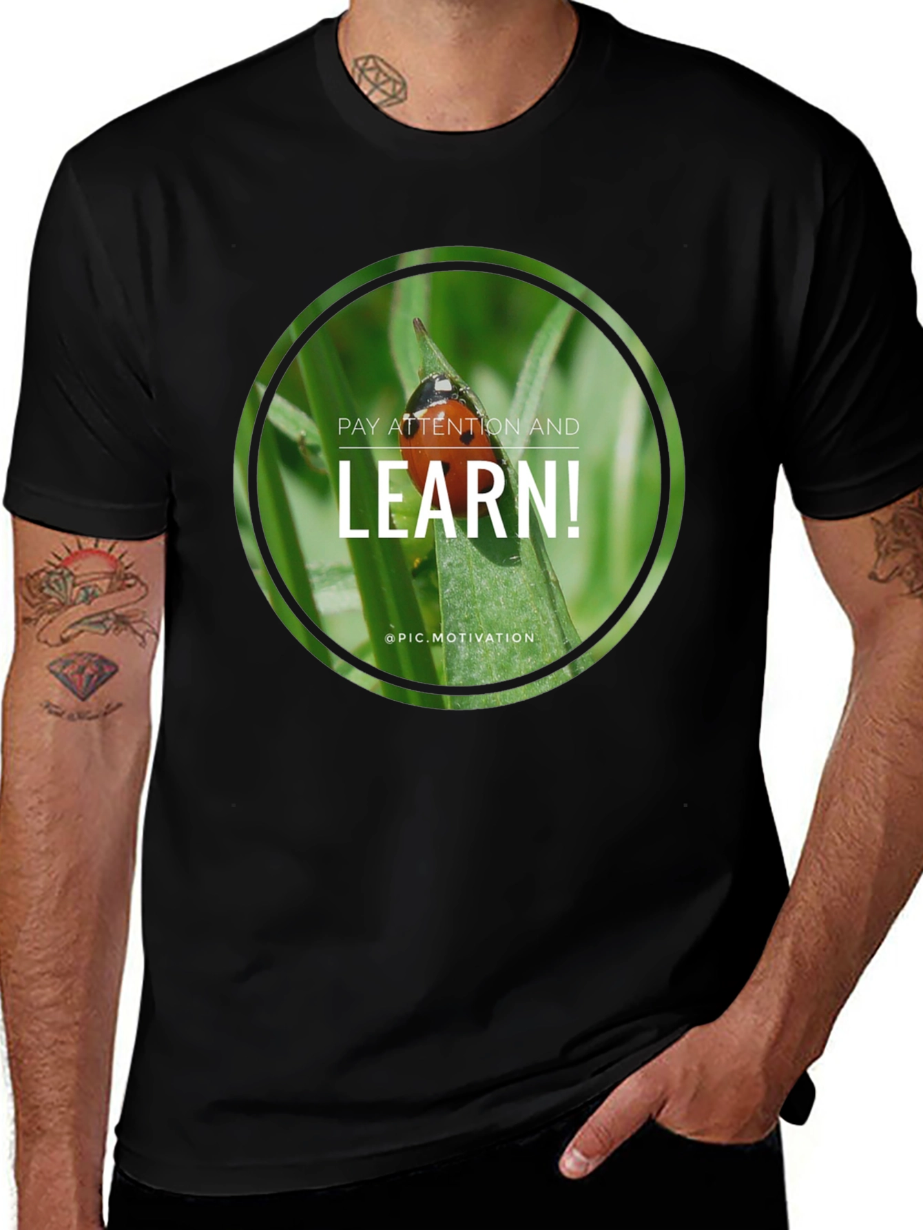 Variant 20 of Pay Attention and Learn! Graphic Tee