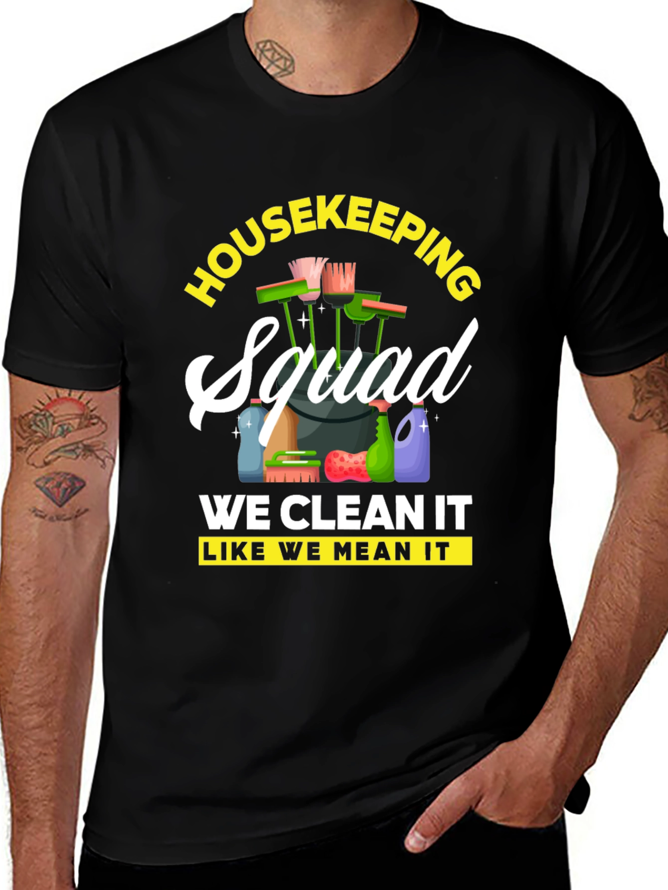 Variant 4 of Housekeeping Squad Cleaning T-Shirt