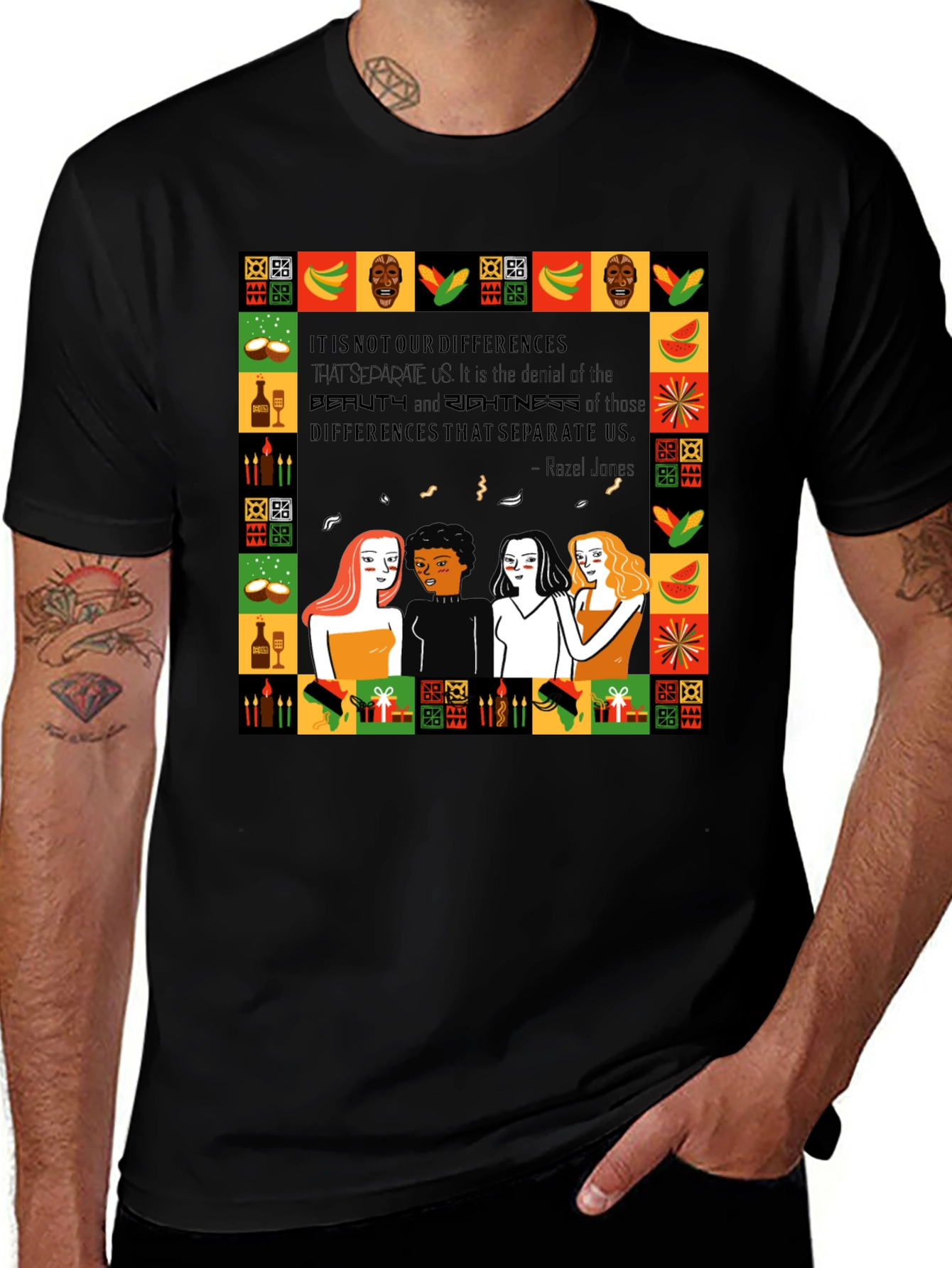 Variant 10 of Cultural Diversity Graphic T-Shirt