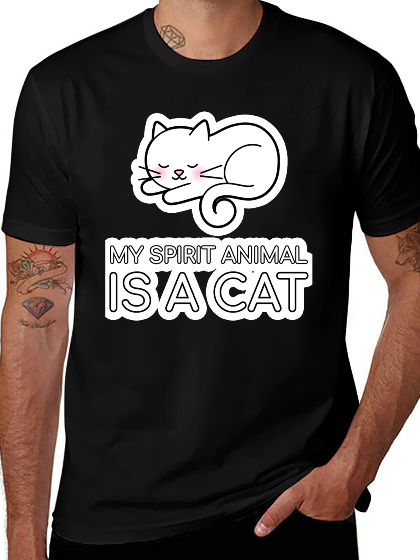 Variant 8 of My Spirit Animal is a Cat T-Shirt