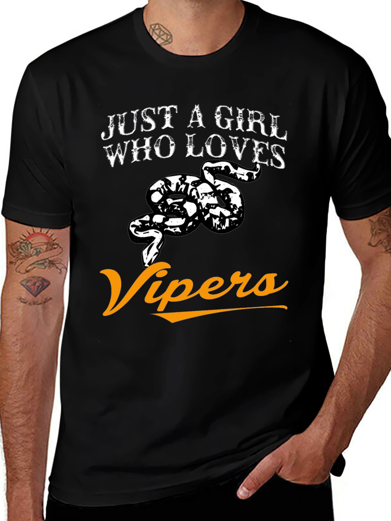 Variant 4 of Just A Girl Who Loves Vipers T-Shirt