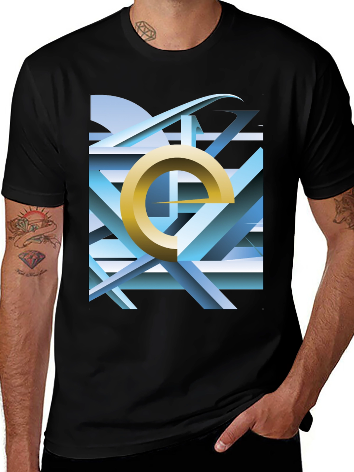 Variant 13 of Abstract Geometric Graphic Tee