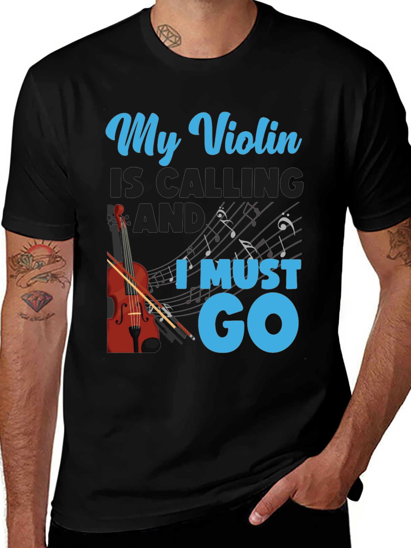 Variant 15 of My Violin is Calling T-Shirt