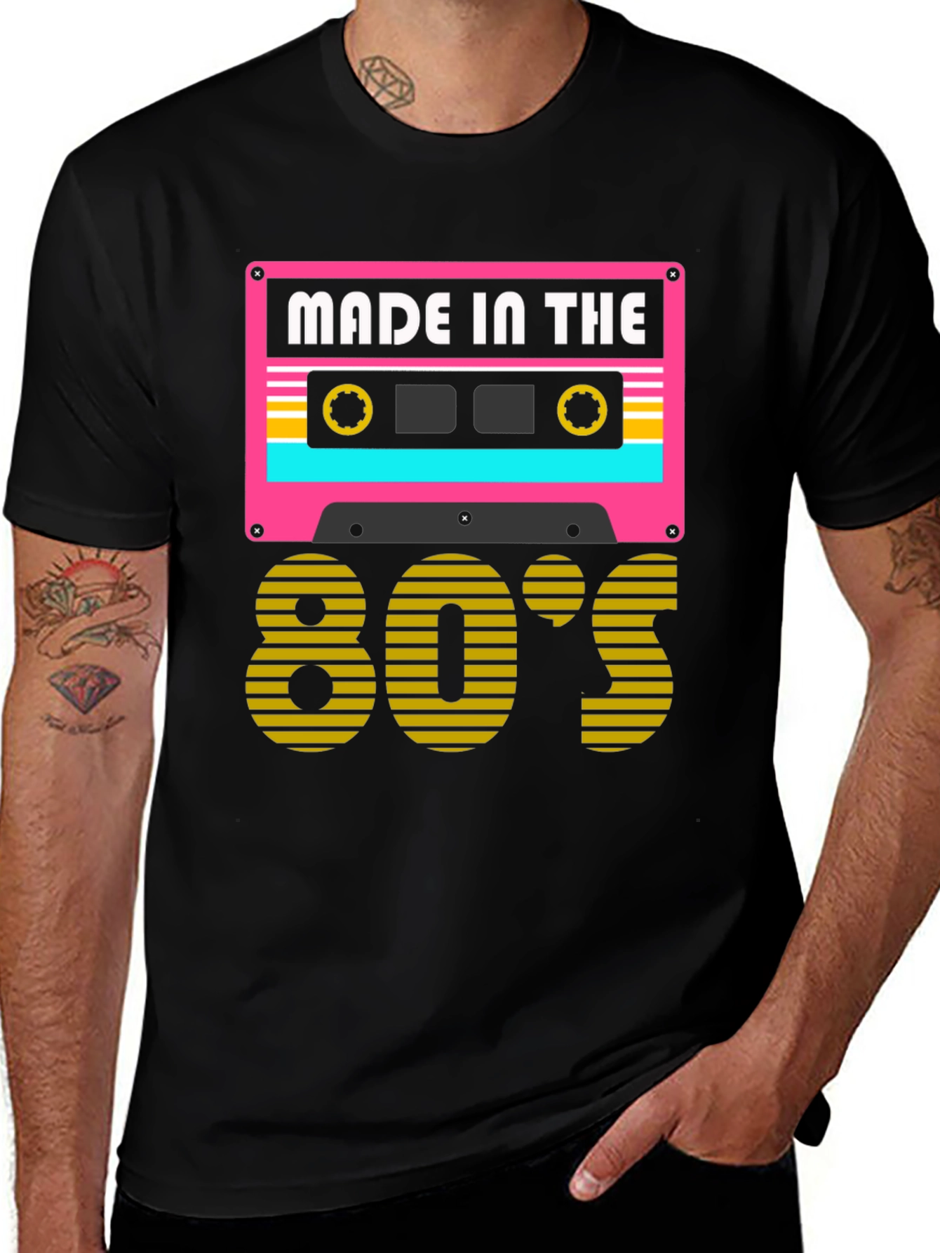 Variant 27 of Retro Made in the 80's Graphic T-Shirt