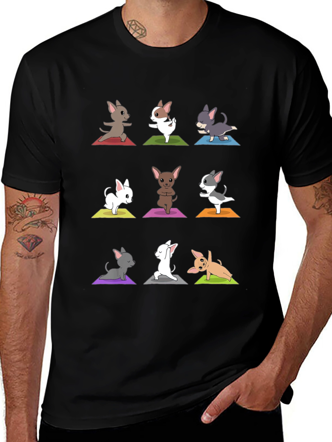 Variant 19 of Yoga Chihuahua T-Shirt - Funny Dog Lover Tee