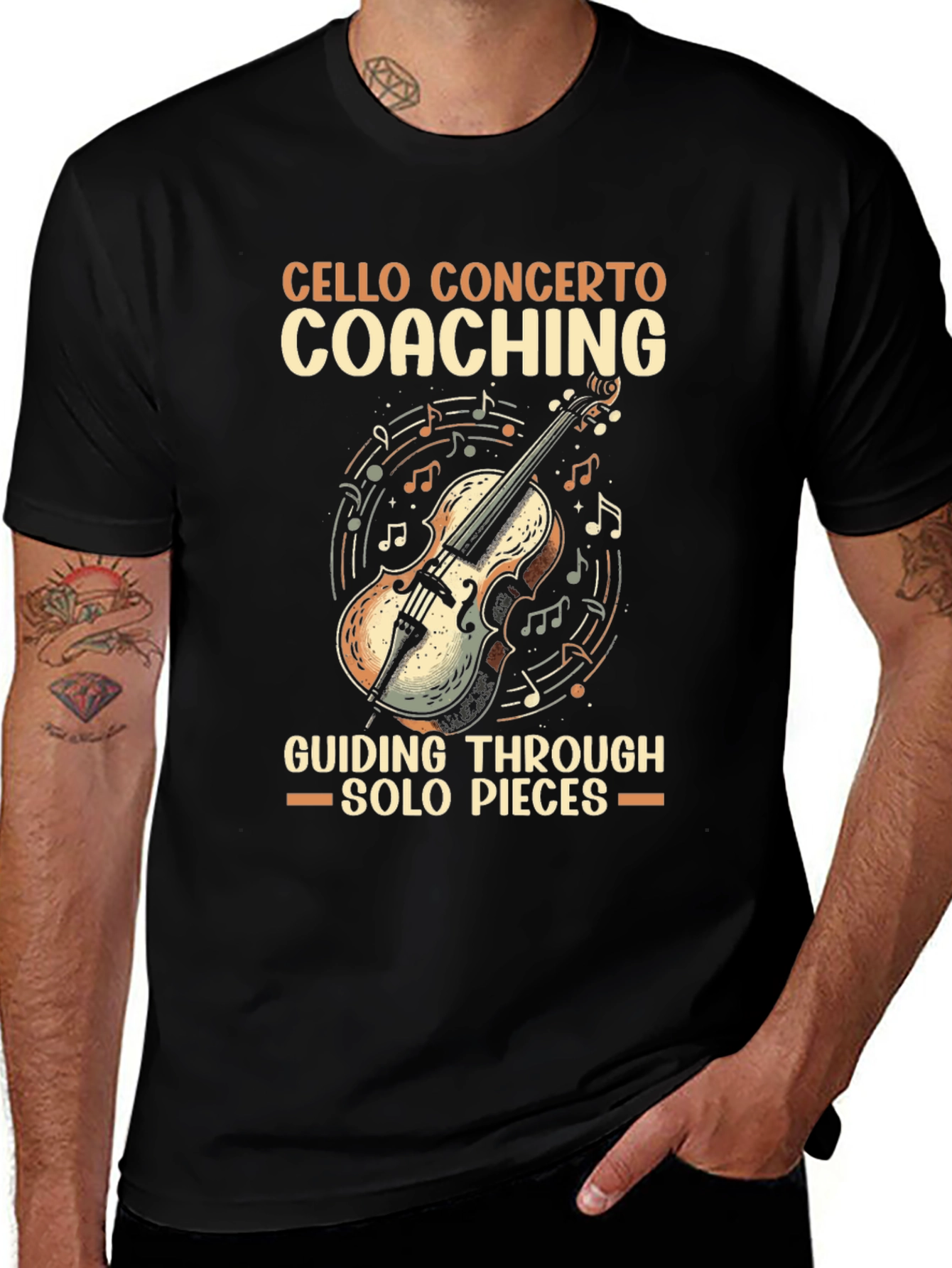 Variant 18 of Cello Concerto Coaching T-Shirt
