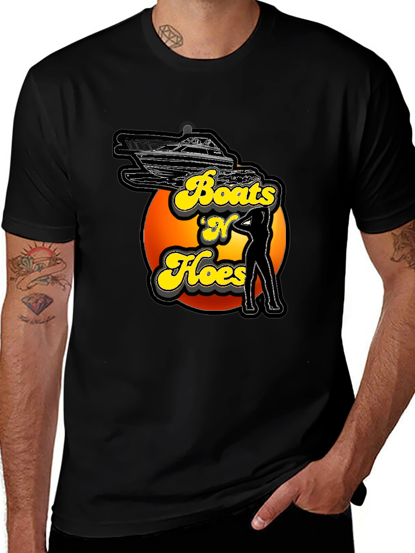 Variant 22 of Boats 'N Hoes Graphic T-Shirt