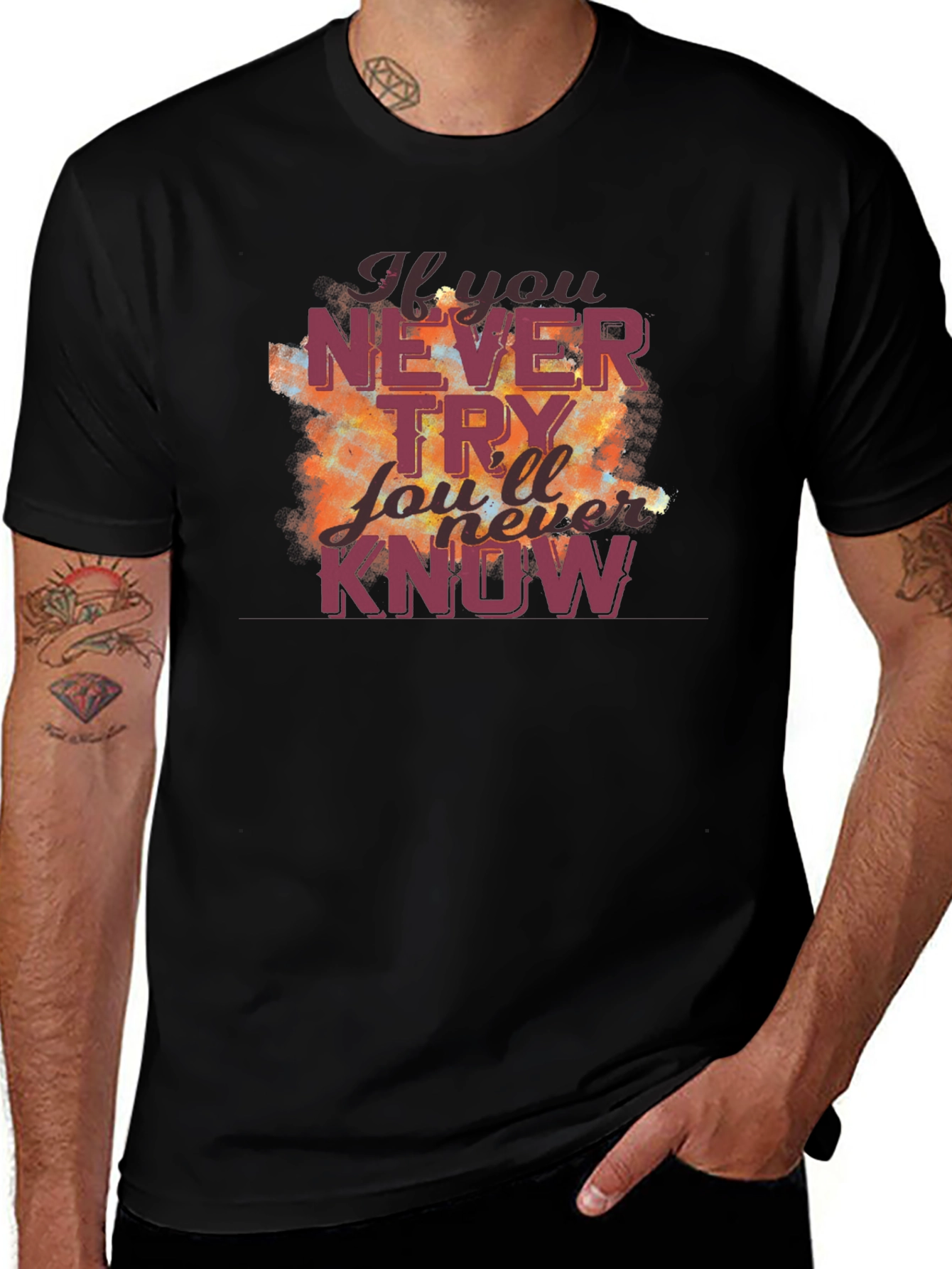 Variant 12 of Never Try, Never Know Graphic Tee