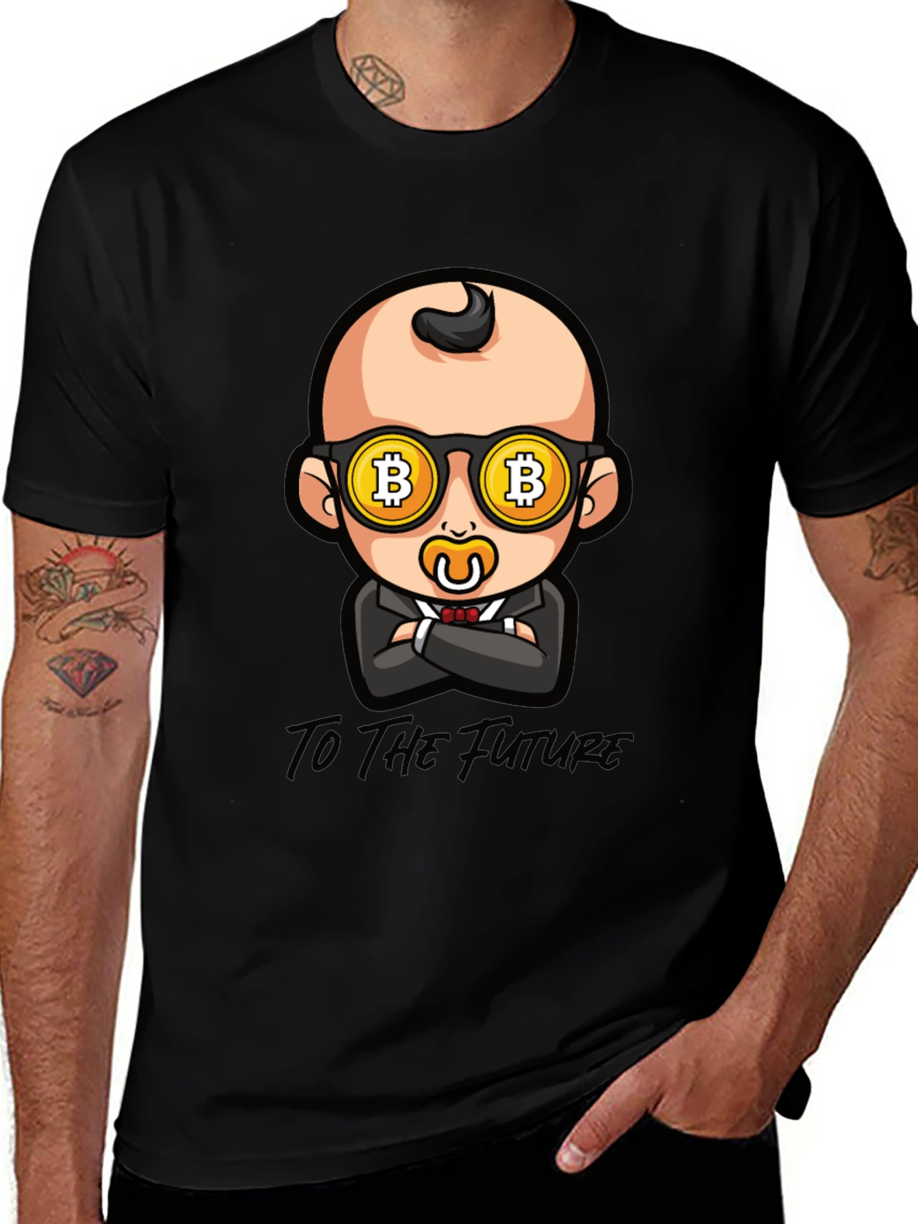 Bitcoin Baby T-Shirt - To The Future Crypto Tee