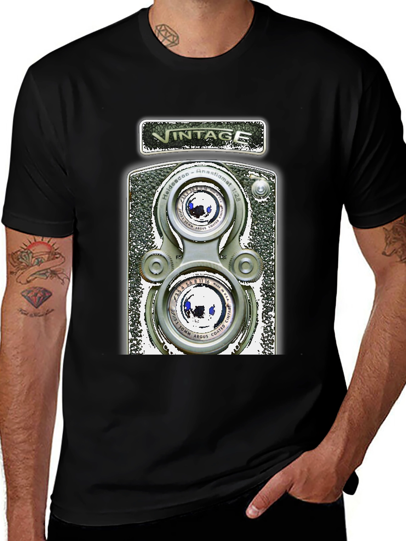 Variant 16 of Vintage Camera T-Shirt - Retro Style