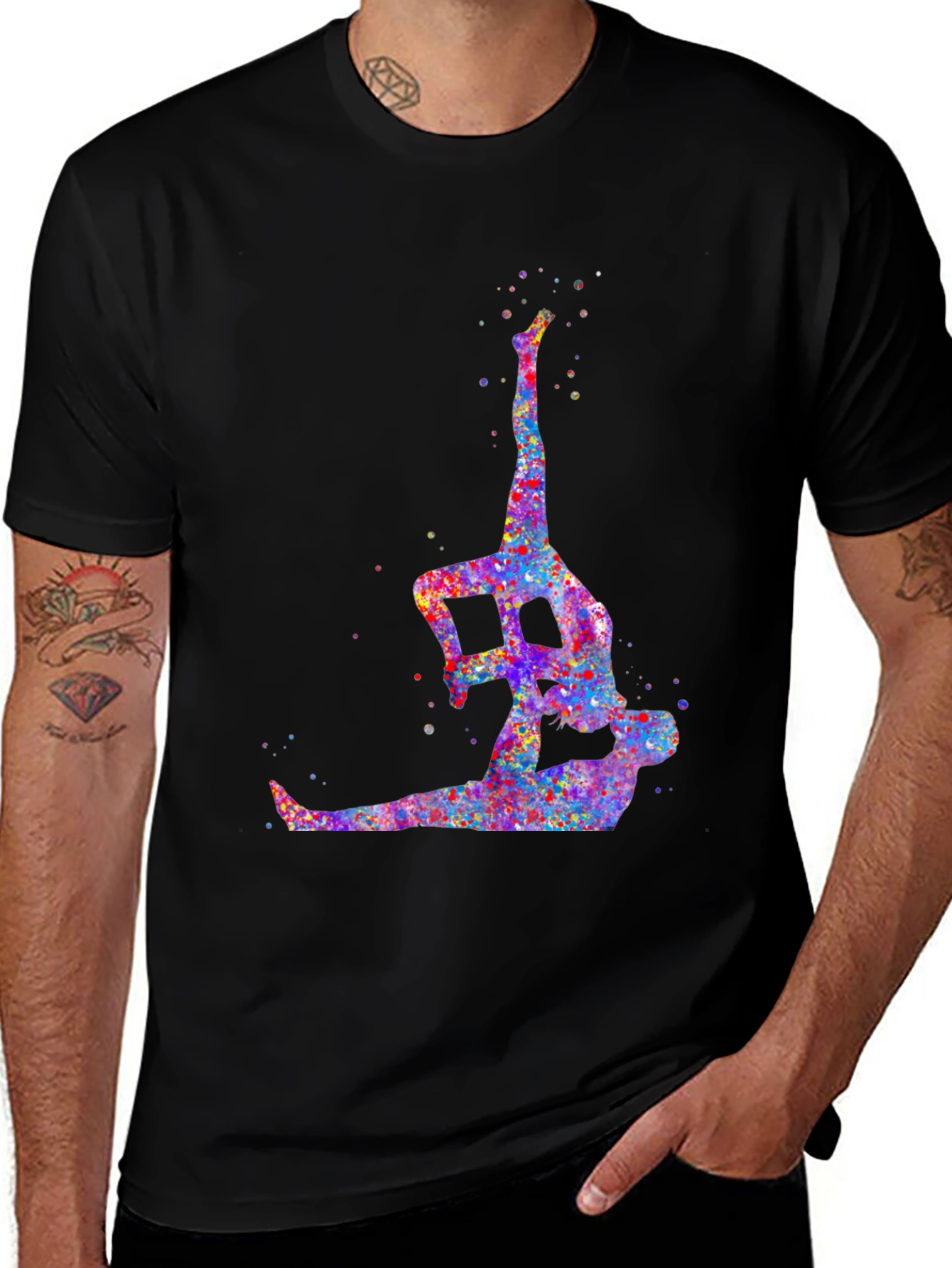 Variant 12 of Acrobatic Watercolor Graphic Tee