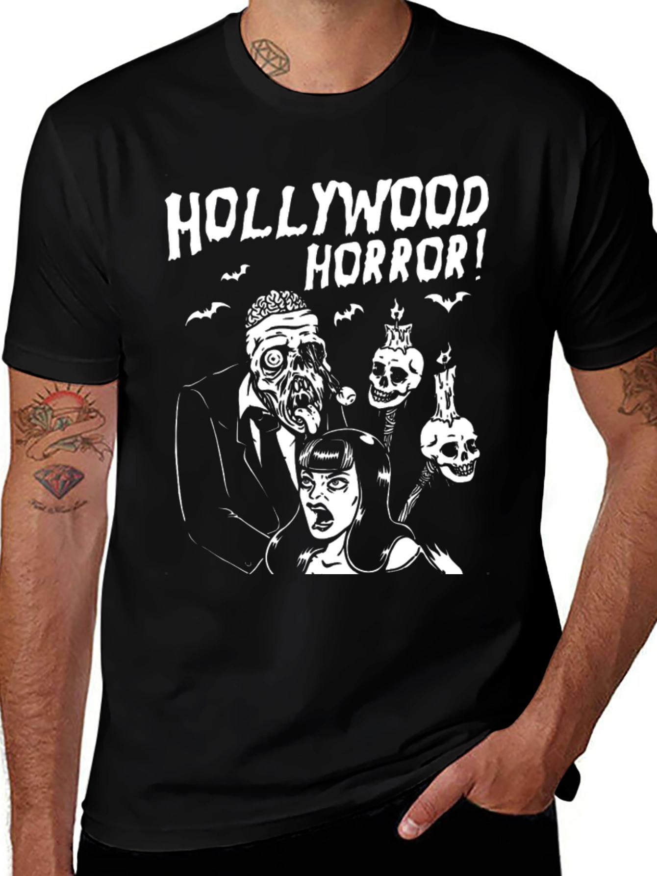 Variant 7 of Hollywood Horror Graphic T-Shirt