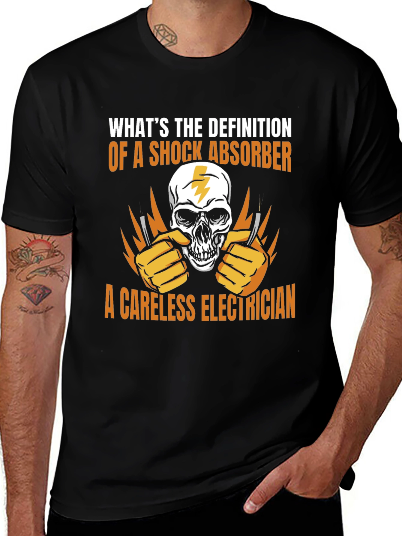 Variant 21 of Careless Electrician T-Shirt