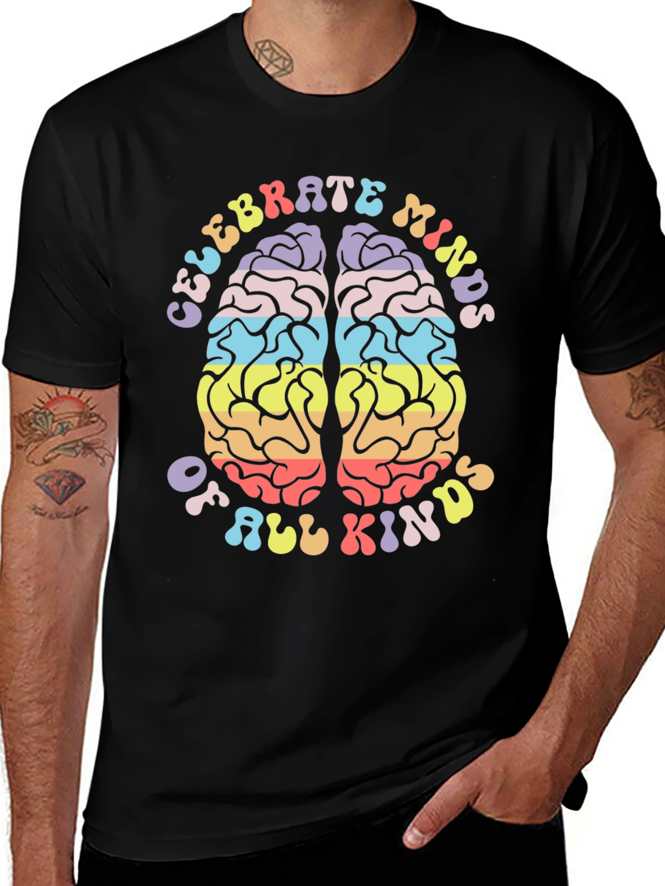 Variant 22 of Celebrate Minds of All Kinds Graphic Tee