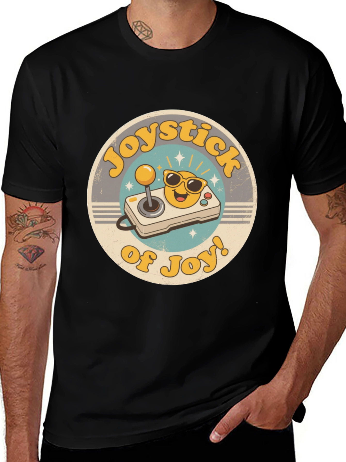 Variant 14 of Joystick of Joy Retro Gaming T-Shirt