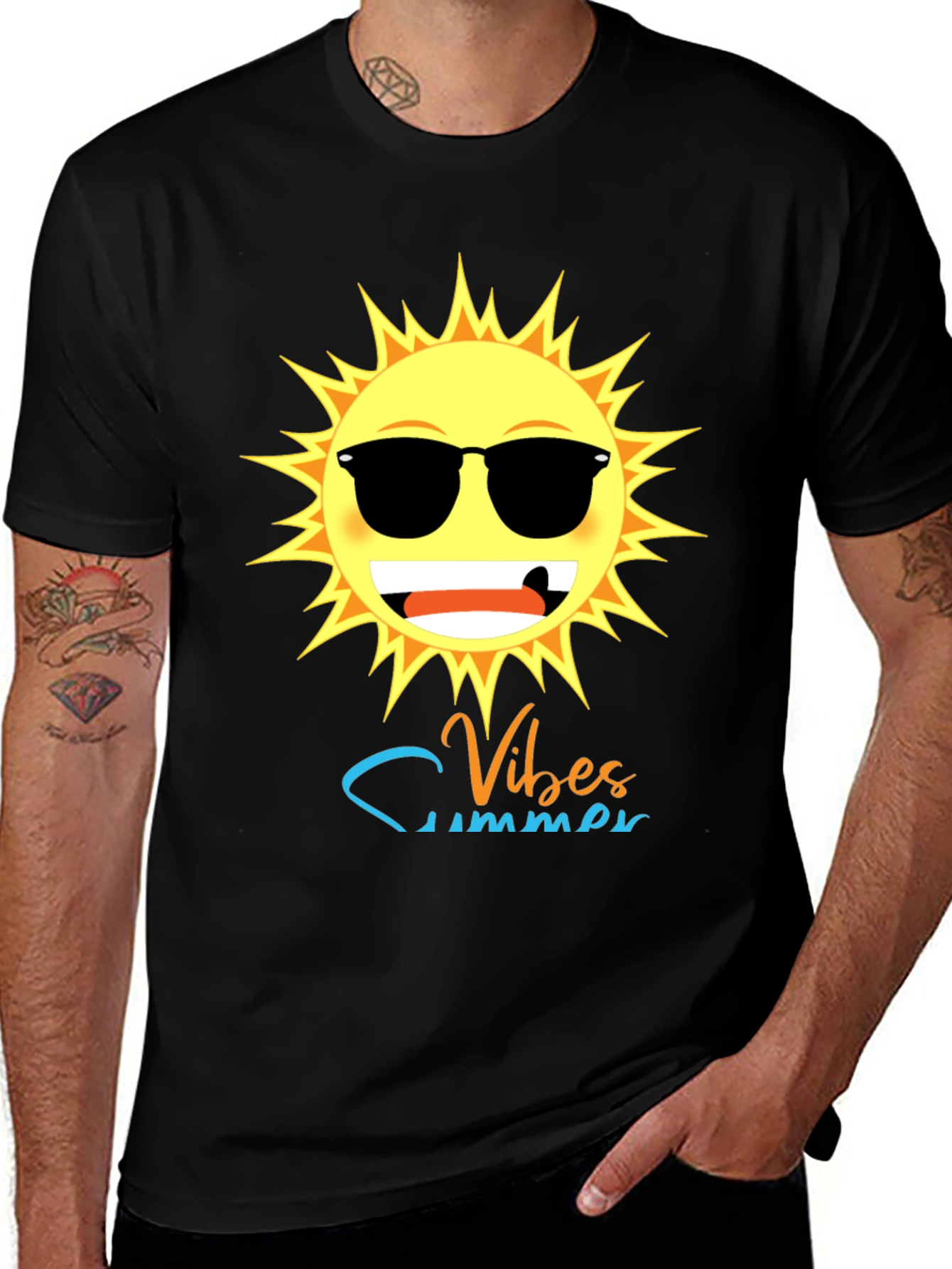 Variant 16 of Summer Vibes T-Shirt - Sun Graphic Tee