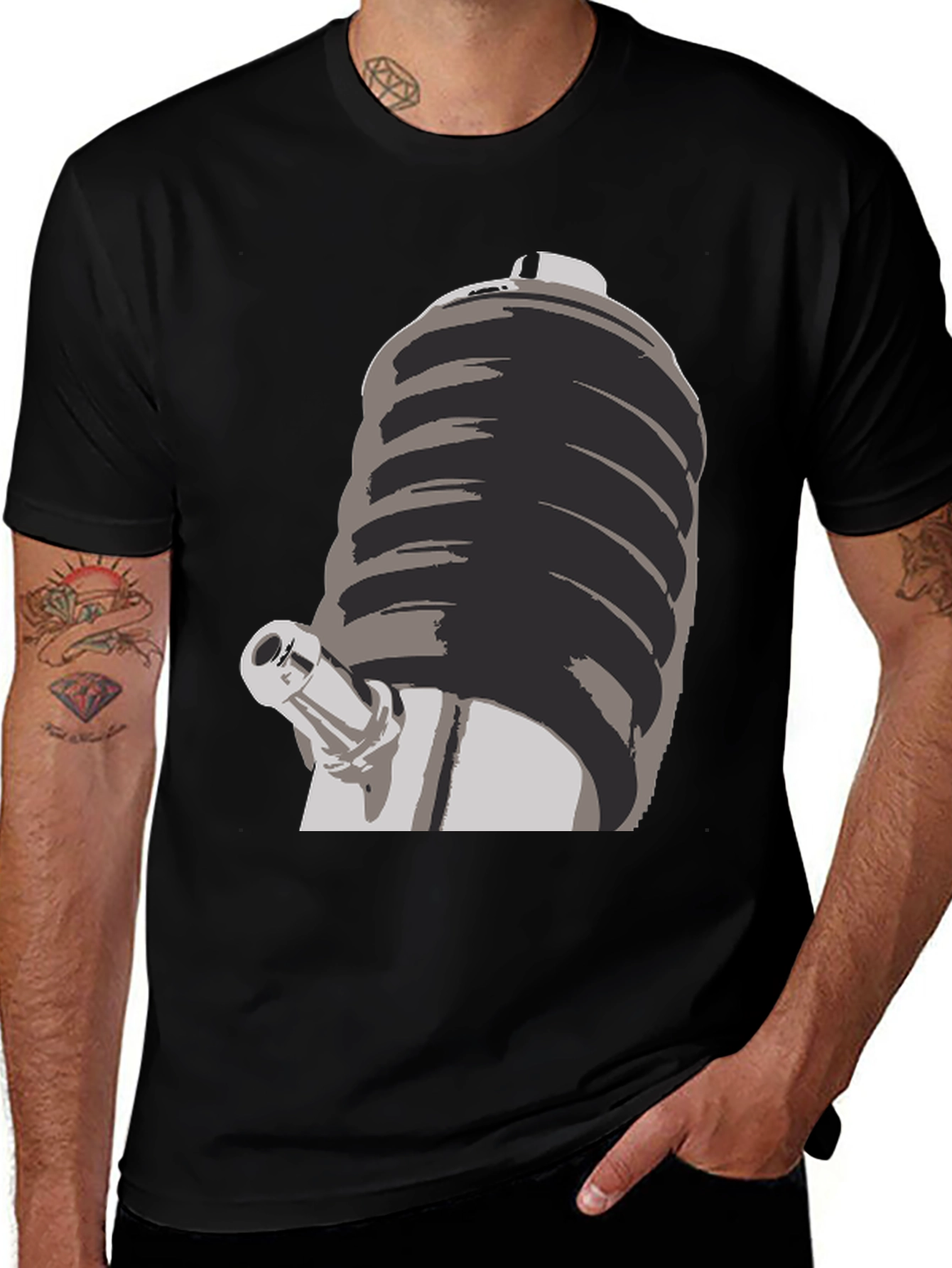 Variant 24 of Novelty T-Shirt with Unique Graphic Design