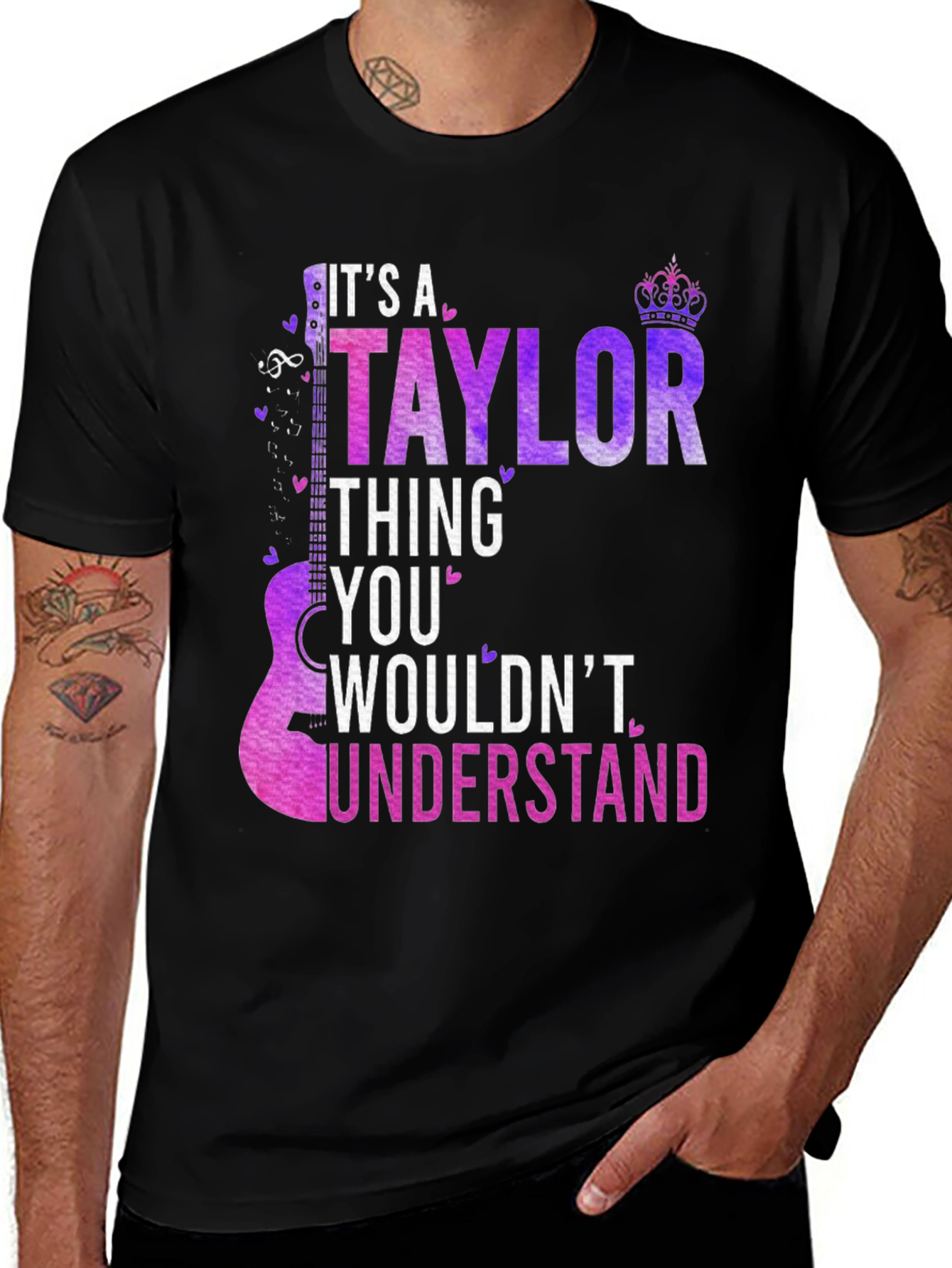 Variant 23 of It's a Taylor Thing T-Shirt - Guitar Design