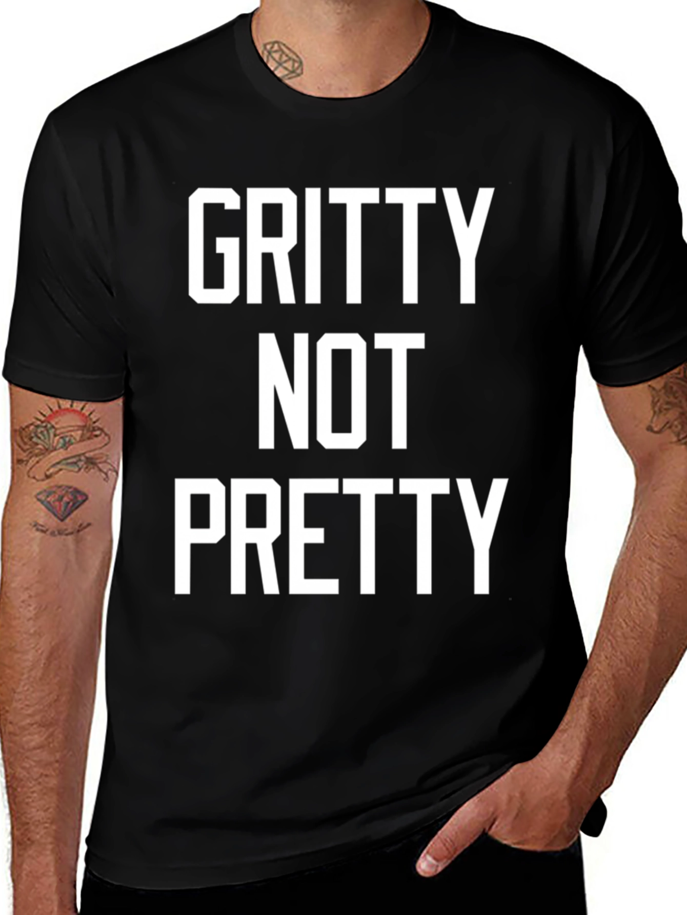 Variant 2 of Gritty Not Pretty Graphic T-Shirt