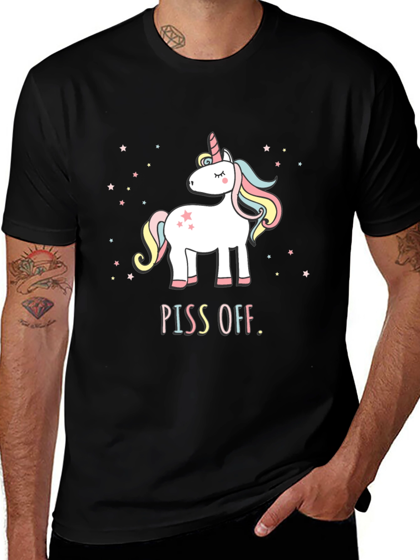 Variant 19 of Unicorn Piss Off T-Shirt - Funny Graphic Tee