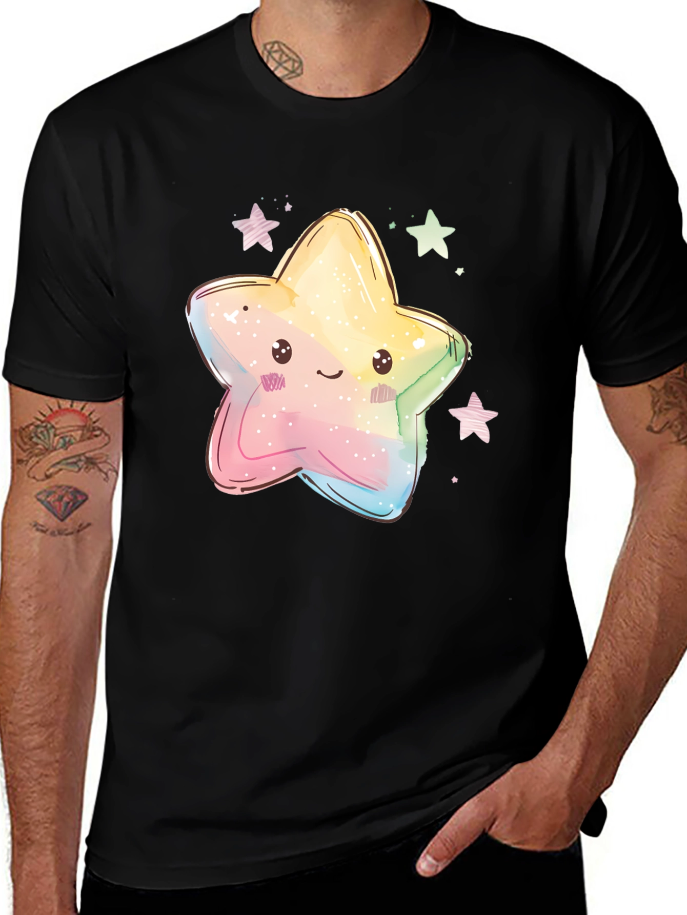 Variant 5 of Kawaii Star Graphic Tee