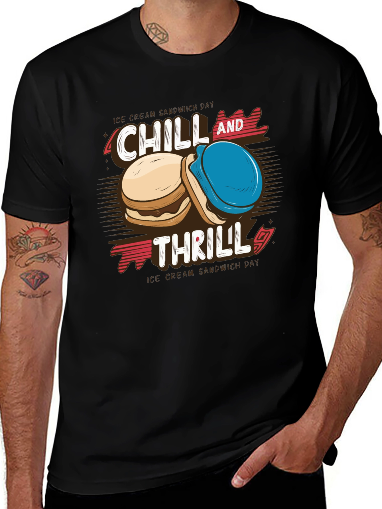 Chill & Thrill Ice Cream Sandwich T-Shirt