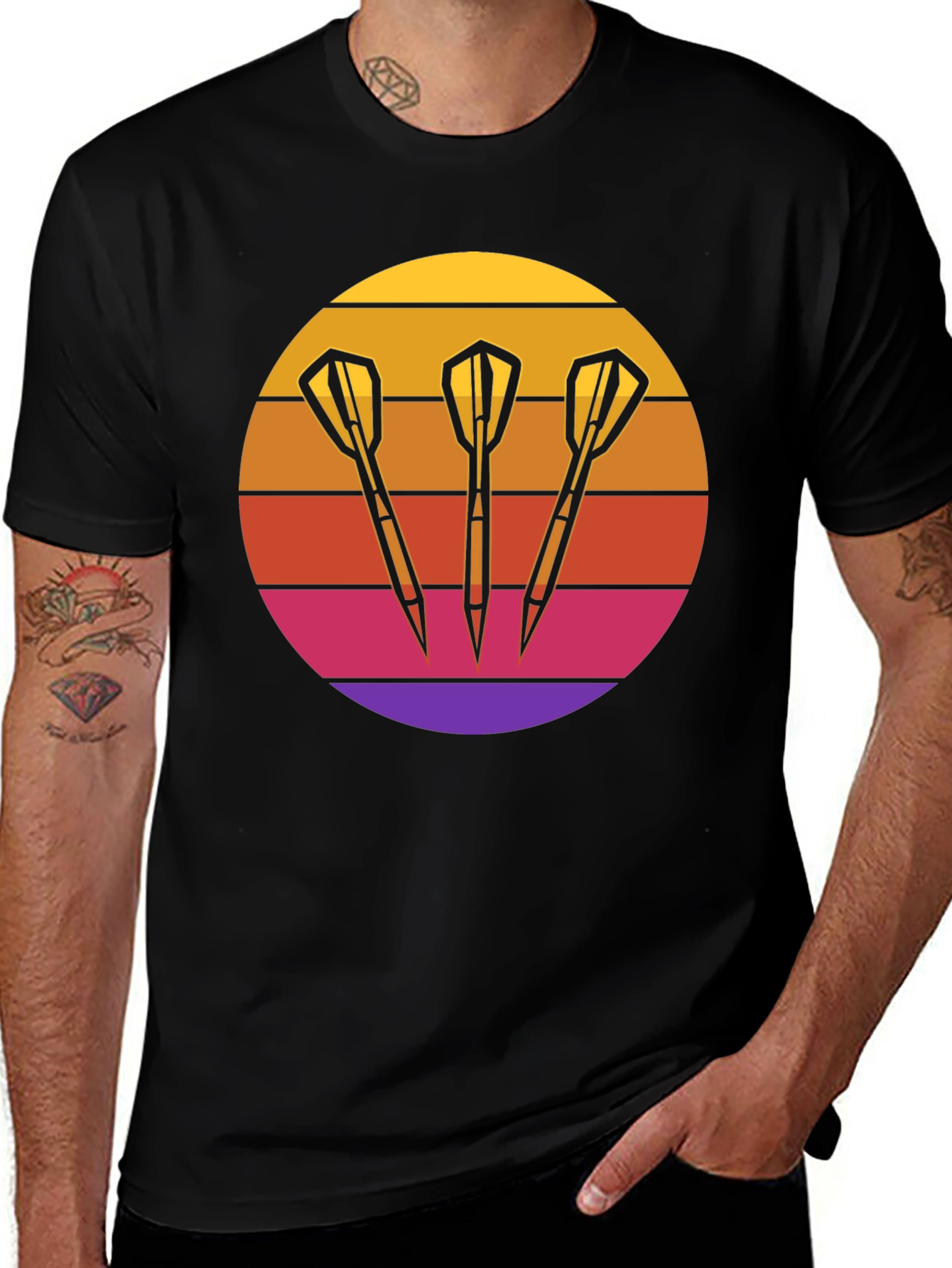 Variant 5 of Retro Dart T-Shirt