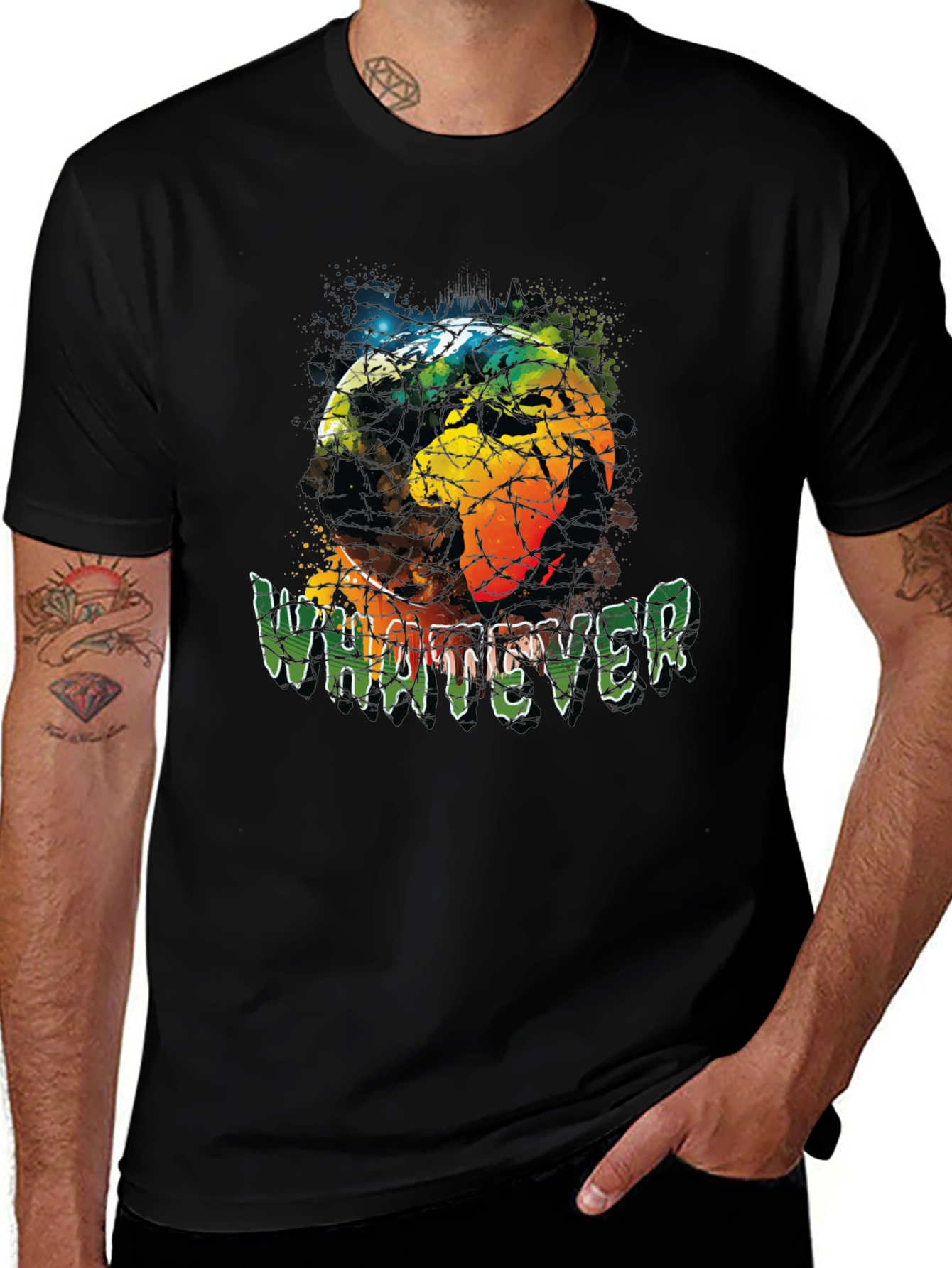Whatever Earth Graphic T-Shirt, Unisex