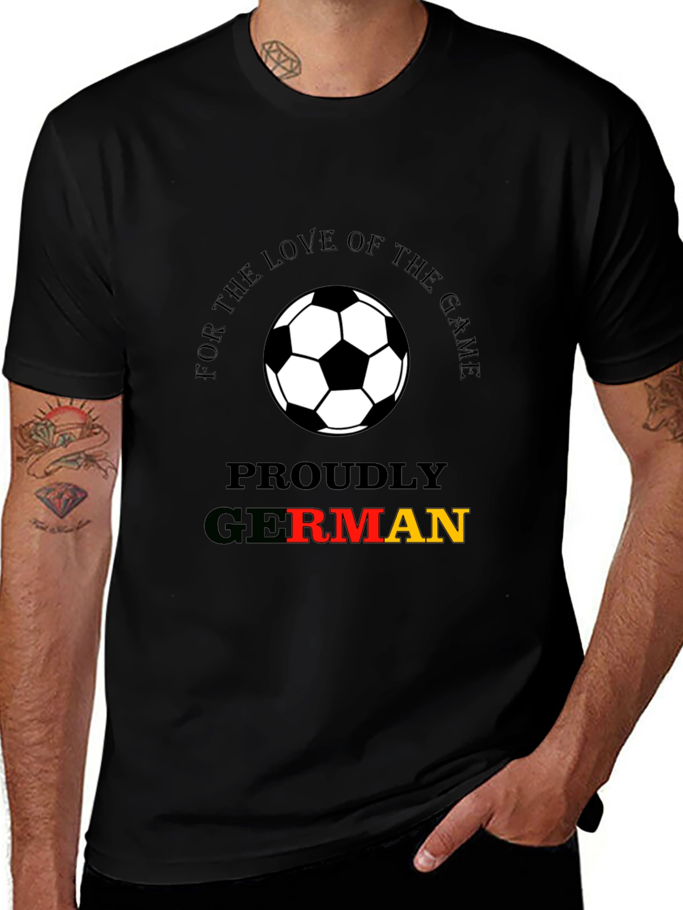 Variant 6 of Proudly German Soccer T-Shirt