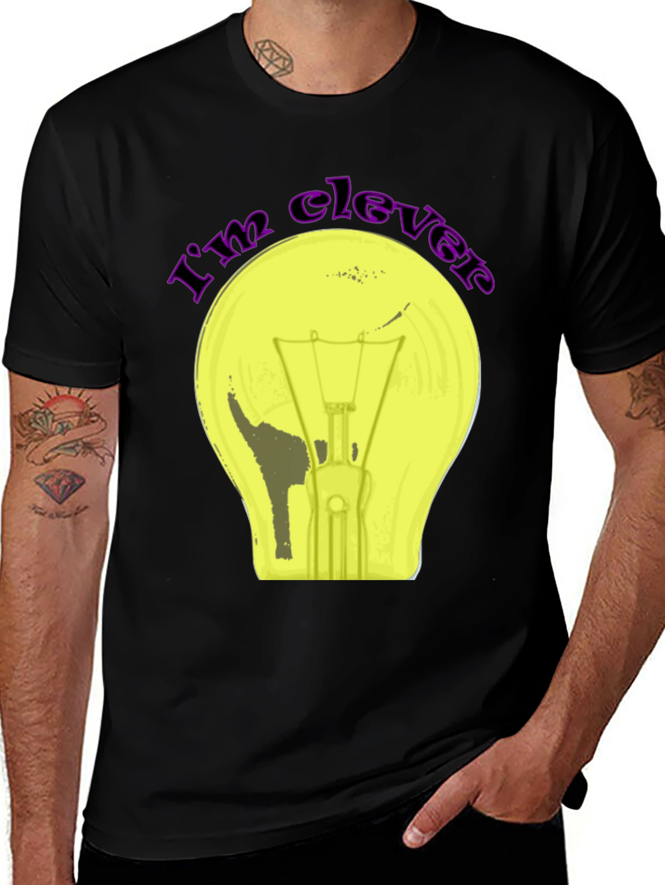 Variant 2 of Clever Idea Lightbulb Graphic Tee
