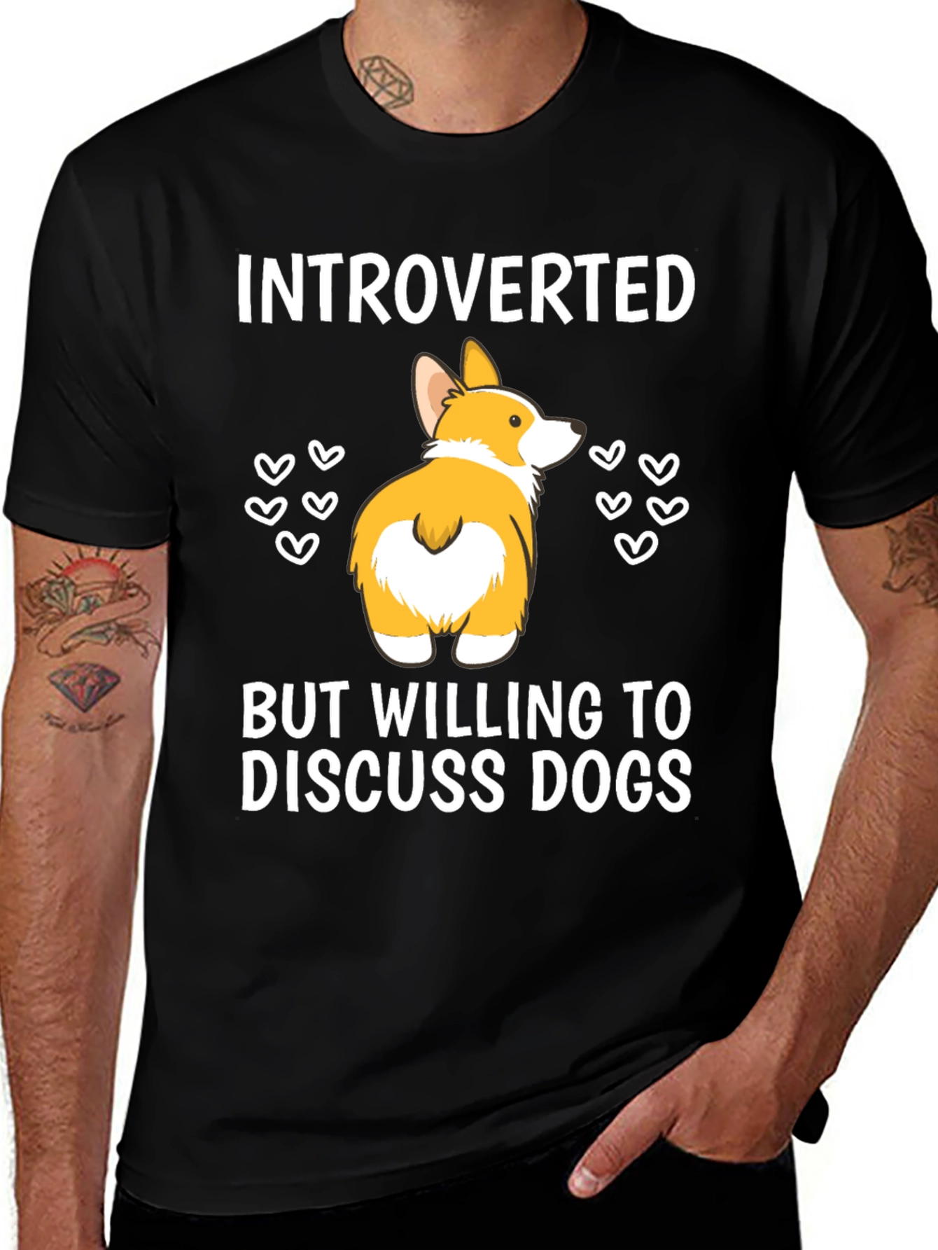 Variant 24 of Introverted But Willing To Discuss Dogs T-Shirt