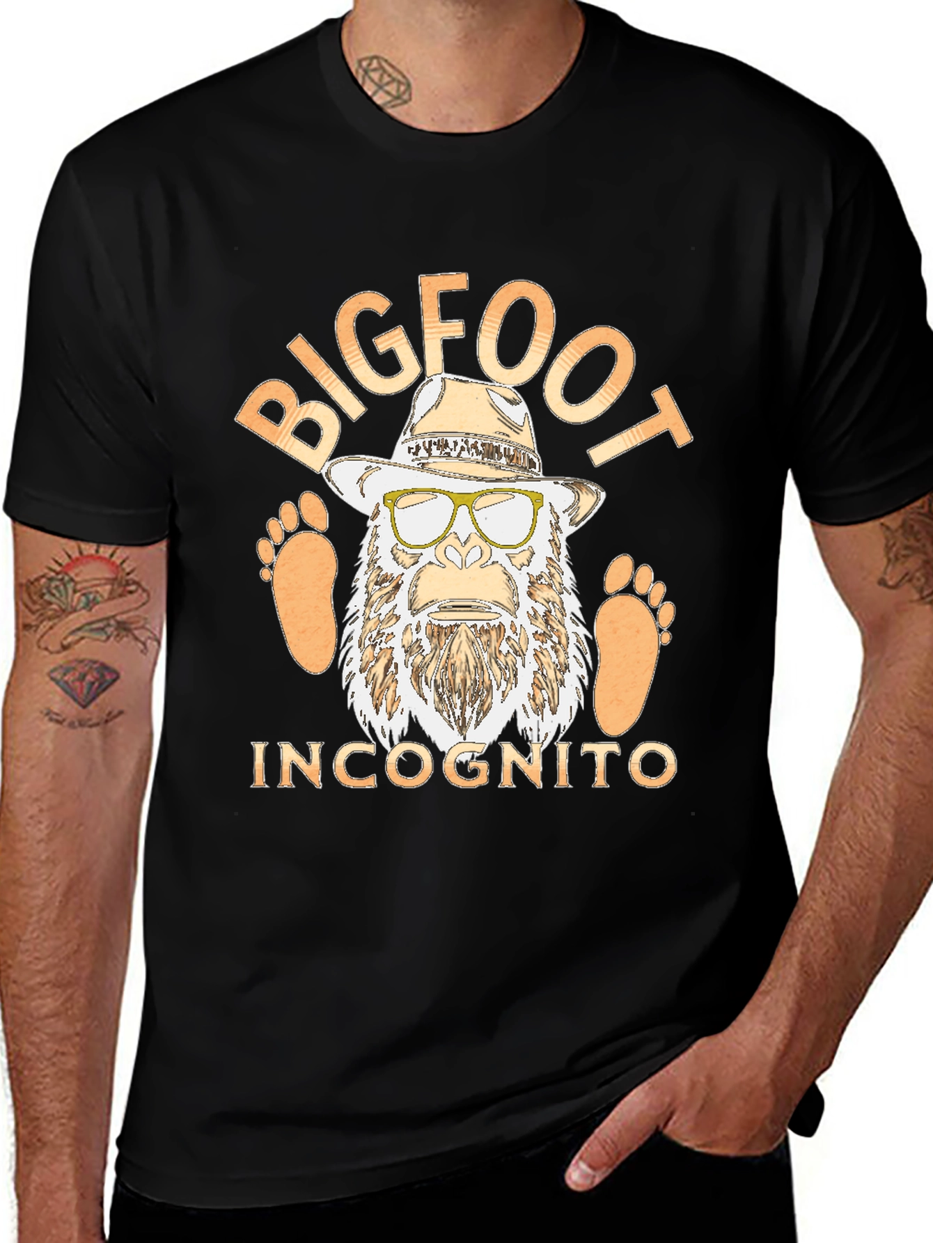Variant 28 of Bigfoot Incognito Graphic T-Shirt - Black