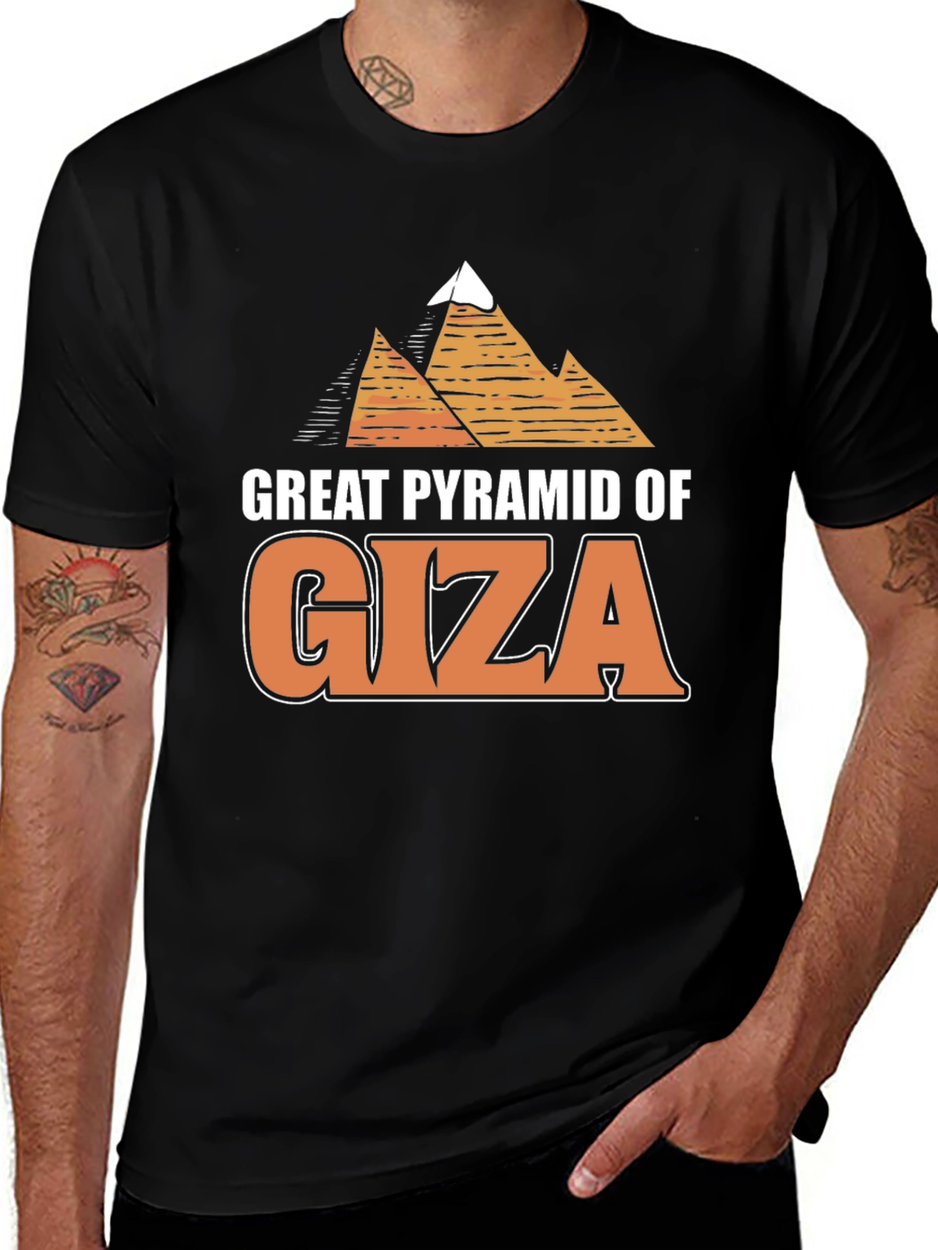 Great Pyramid of Giza T-Shirt - Black
