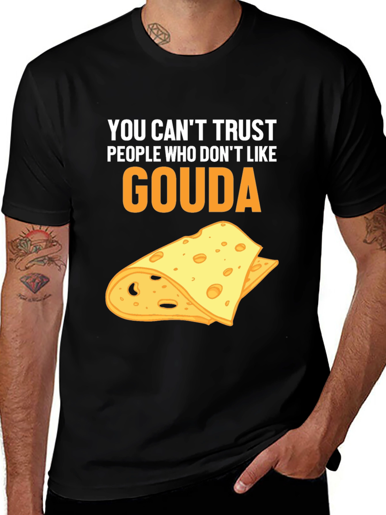 Gouda Cheese Lover T-Shirt - Funny Foodie Tee