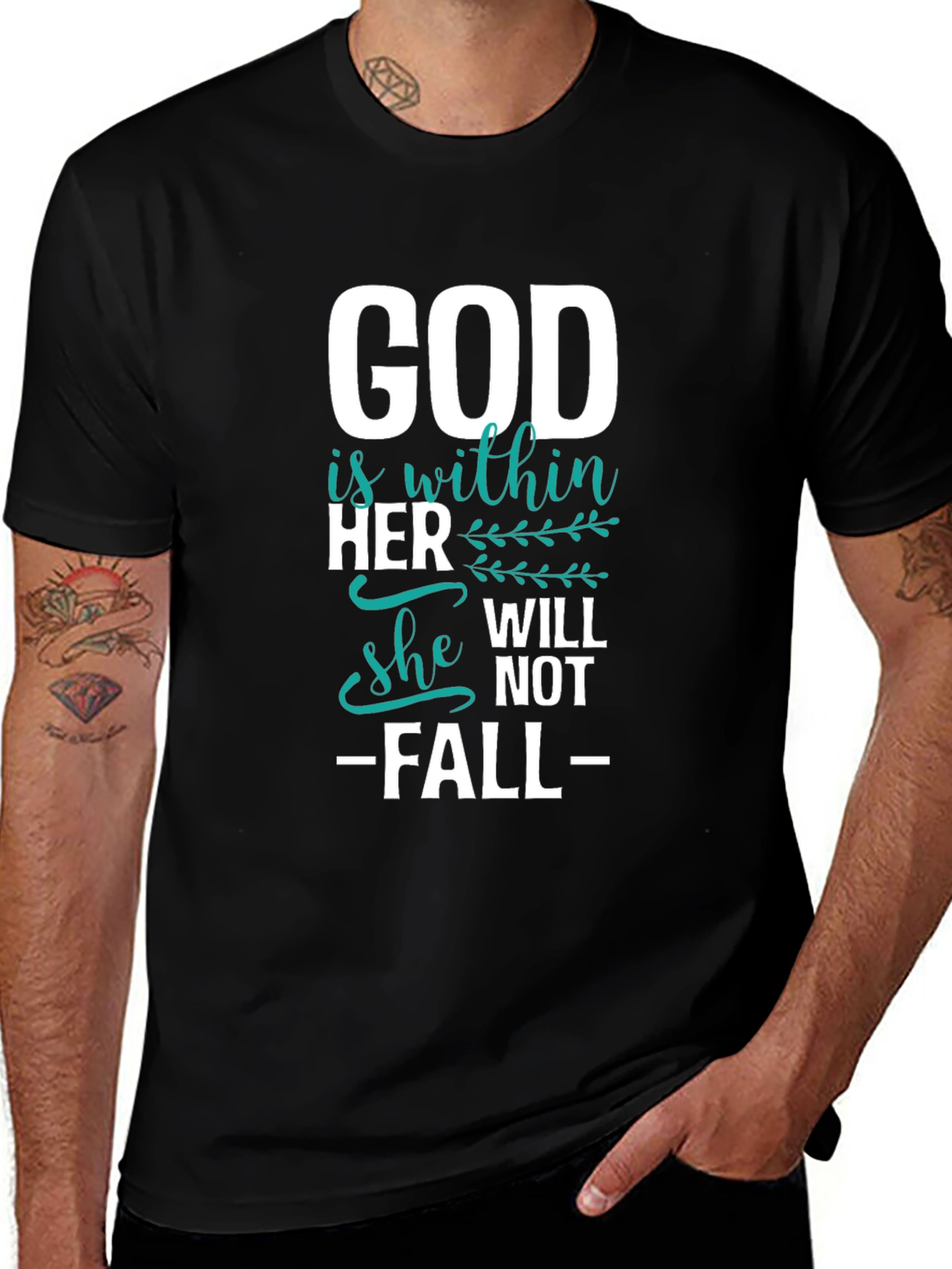 Variant 14 of God Is Within Her T-Shirt