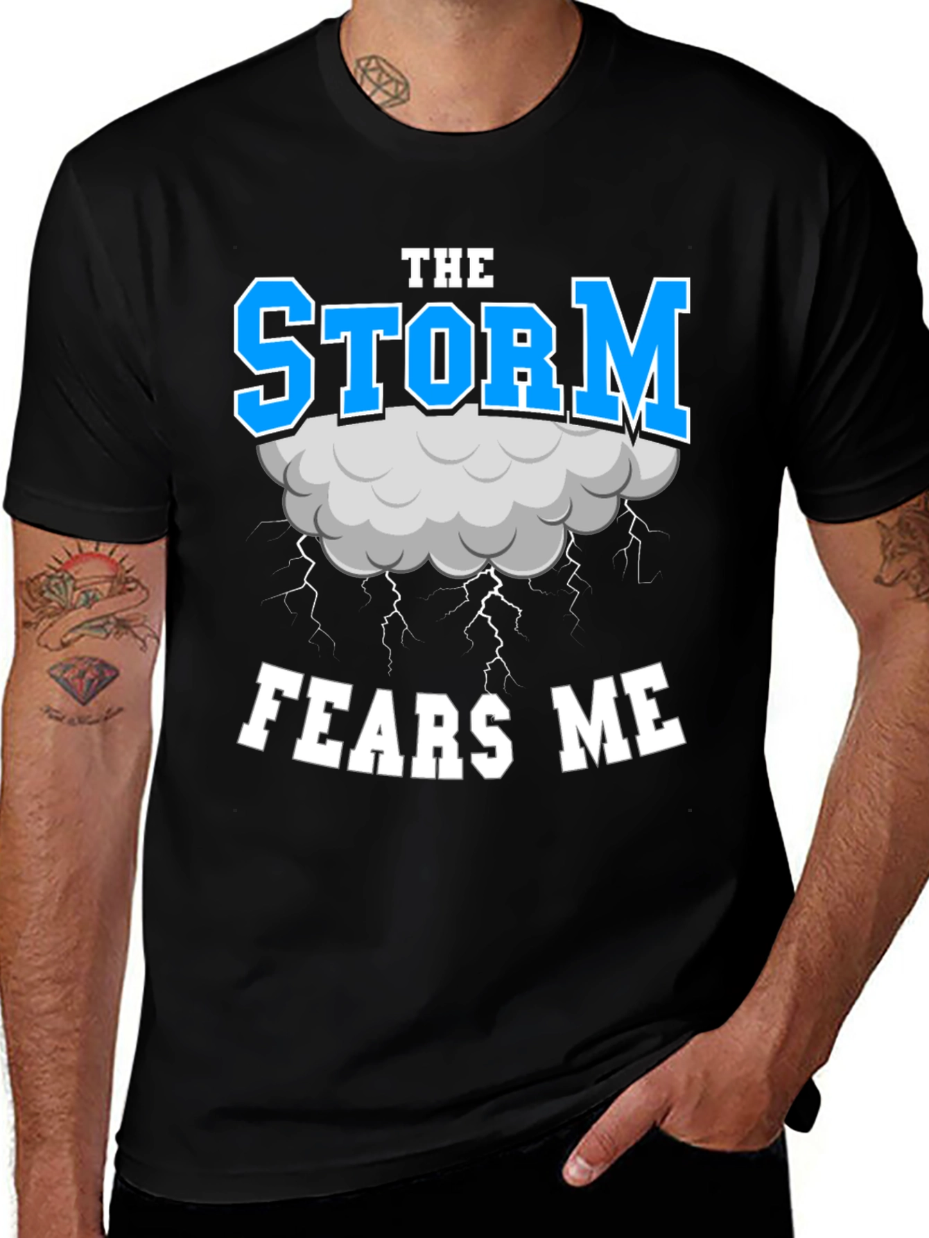 Variant 18 of Storm Fears Me Graphic T-Shirt