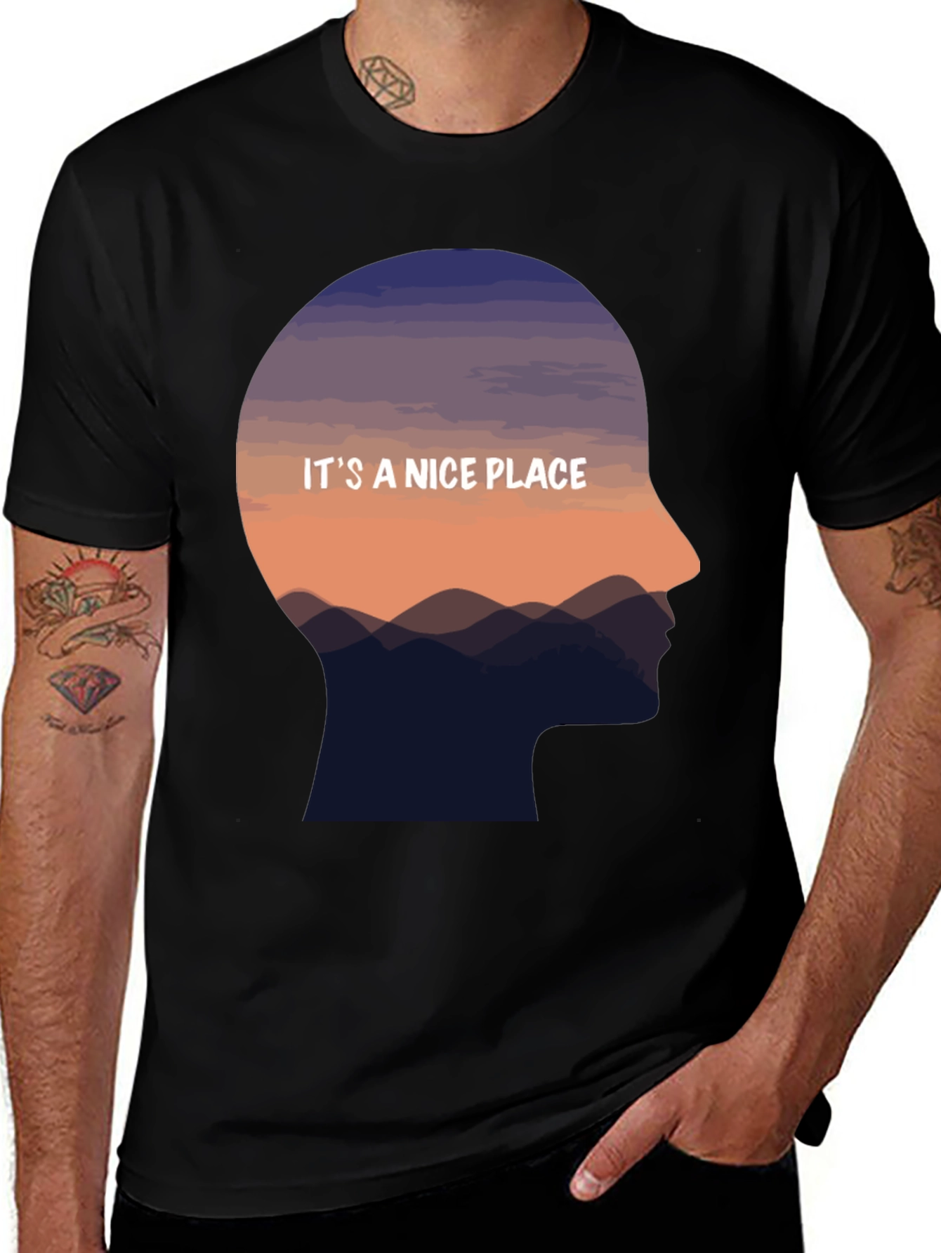 Variant 20 of It's A Nice Place Graphic Tee
