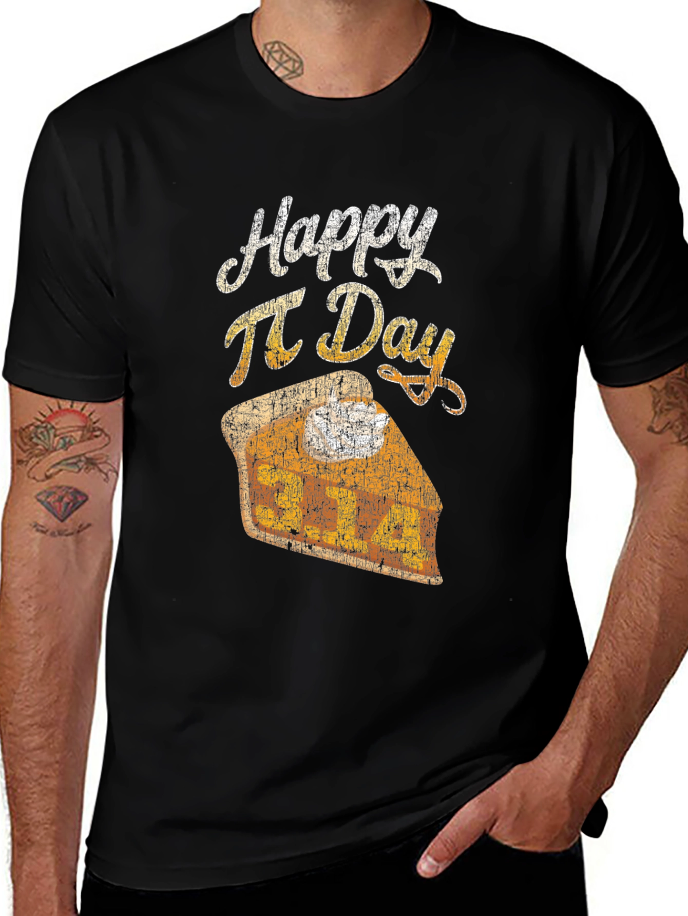 Happy Pi Day Pie Slice Graphic Tee
