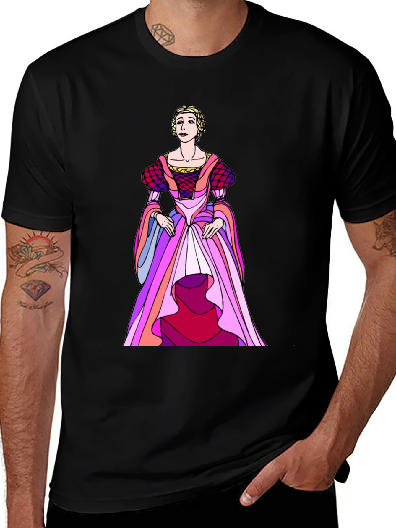 Variant 22 of Renaissance Dress Graphic Tee