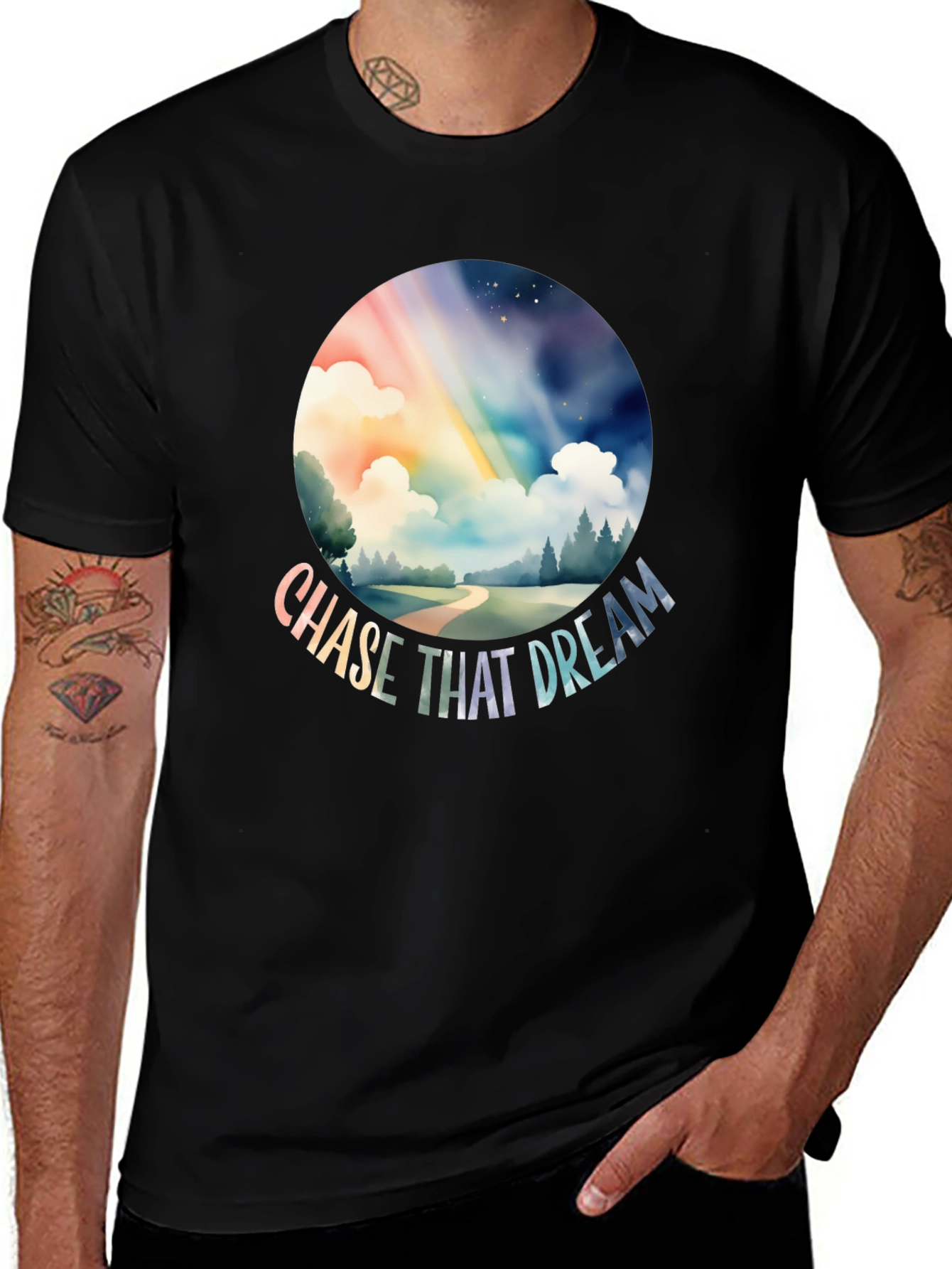 Variant 13 of Dreamscape T-Shirt - Chase That Dream