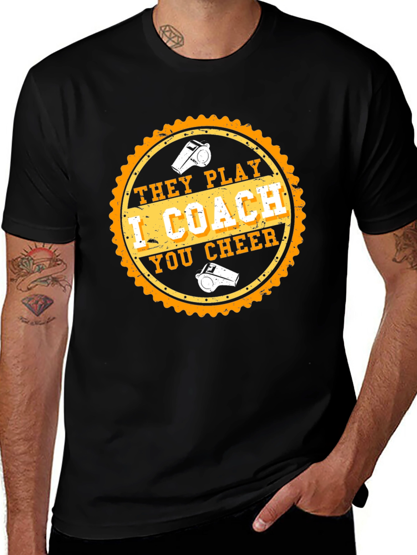 Variant 23 of They Play I Coach You Cheer T-Shirt