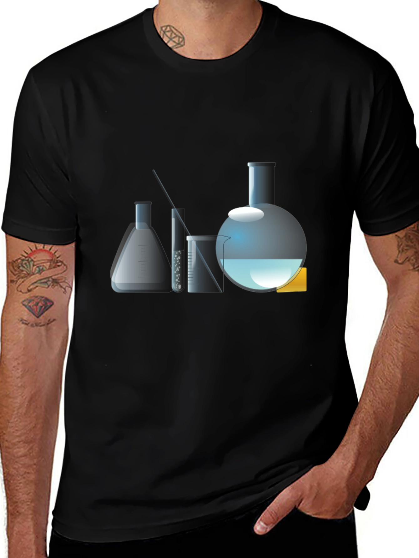 Science Flask T-Shirt - Cool Chemistry Design
