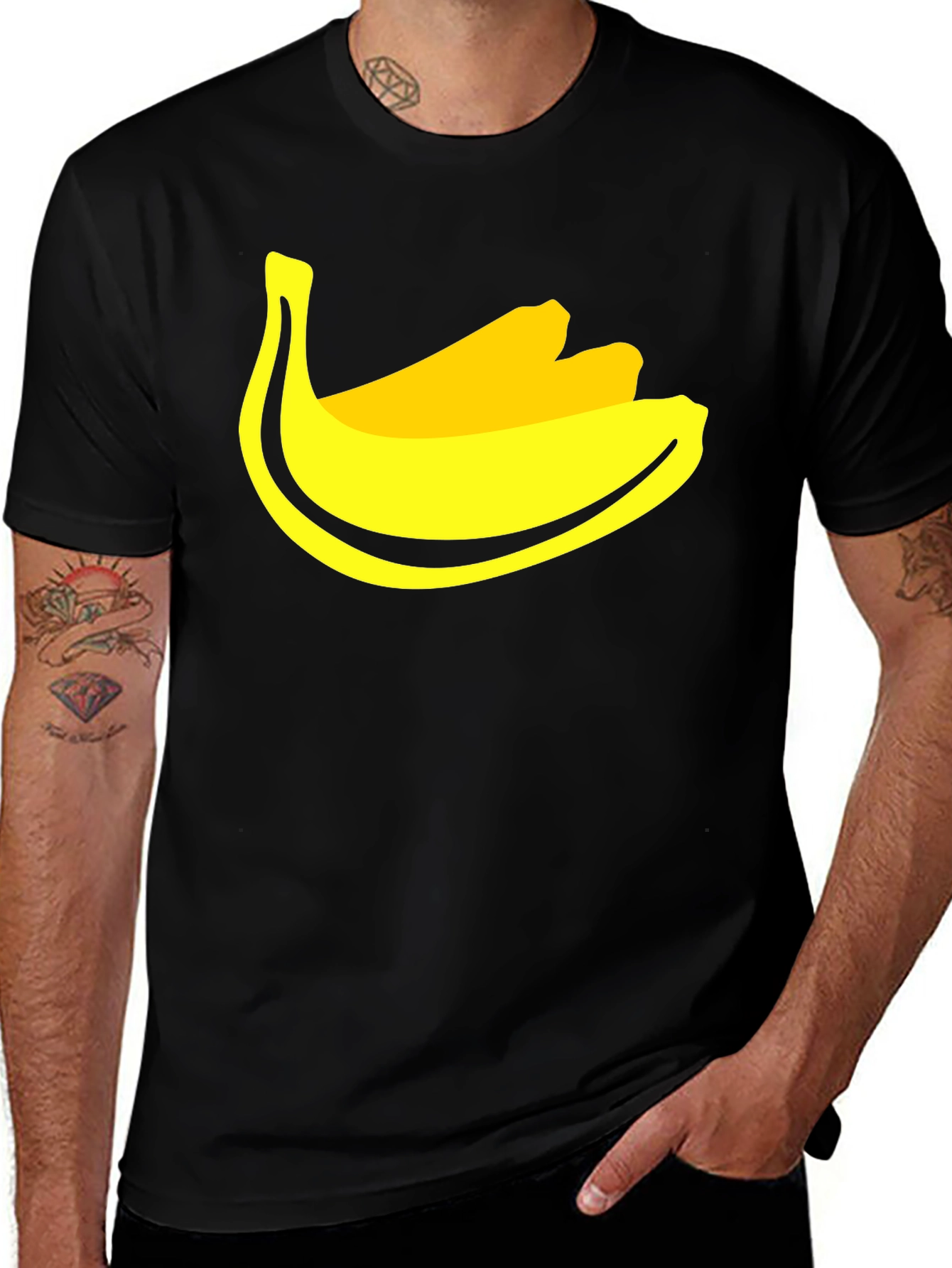 Variant 7 of Banana Bunch Graphic T-Shirt - Casual Wear