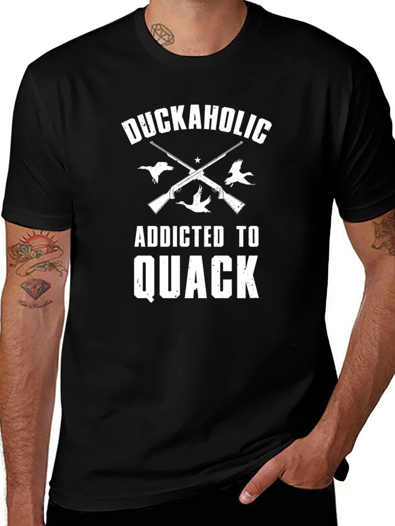 Variant 23 of Duckaholic Addicted to Quack T-Shirt