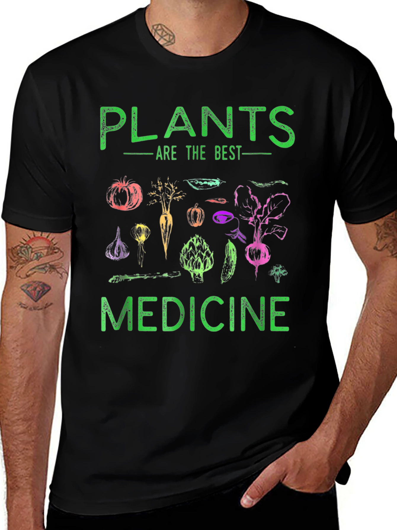 Variant 7 of Plants Are The Best Medicine T-Shirt