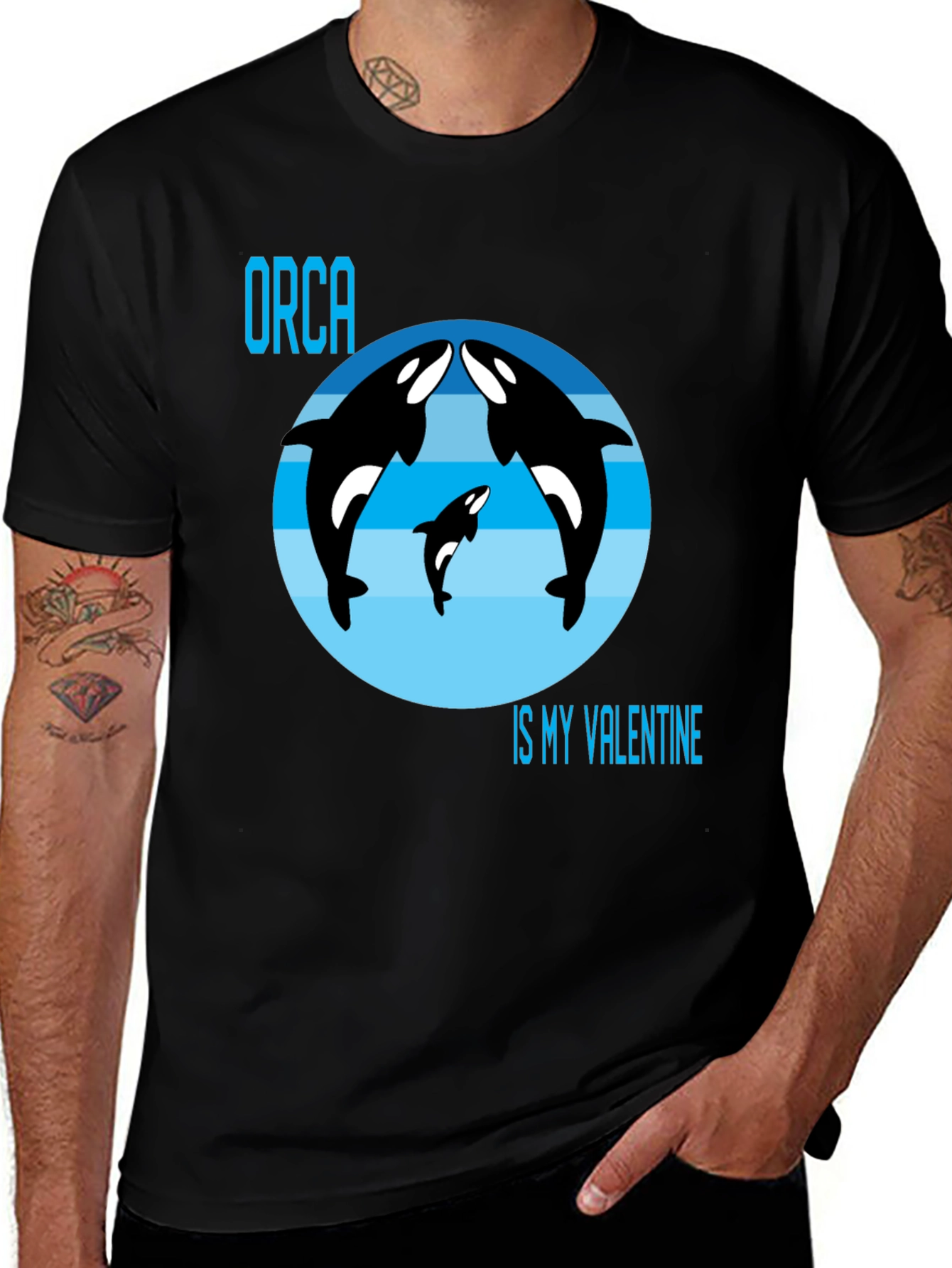 Variant 22 of Orca Is My Valentine T-Shirt