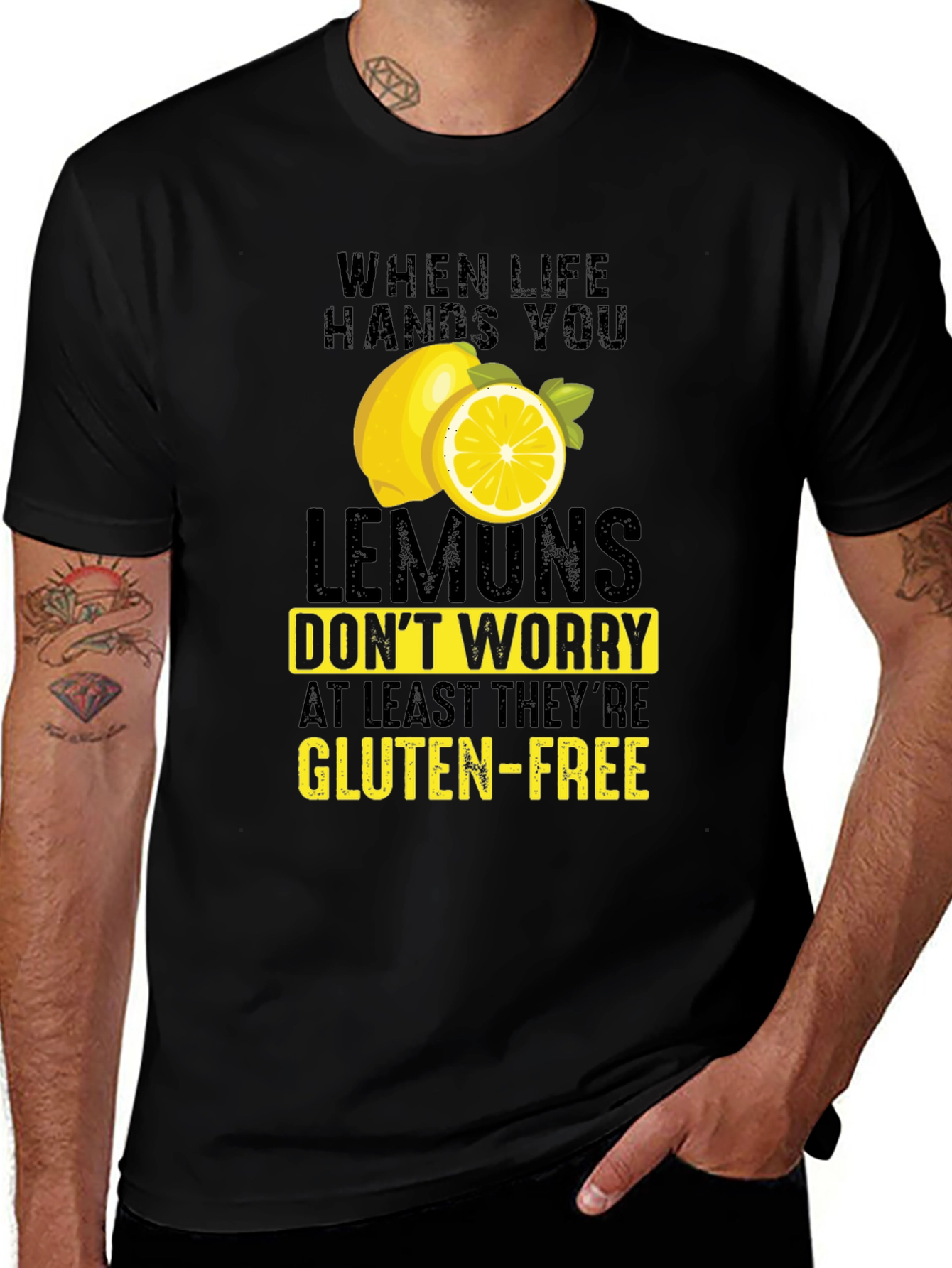 Funny Lemon Gluten-Free T-Shirt