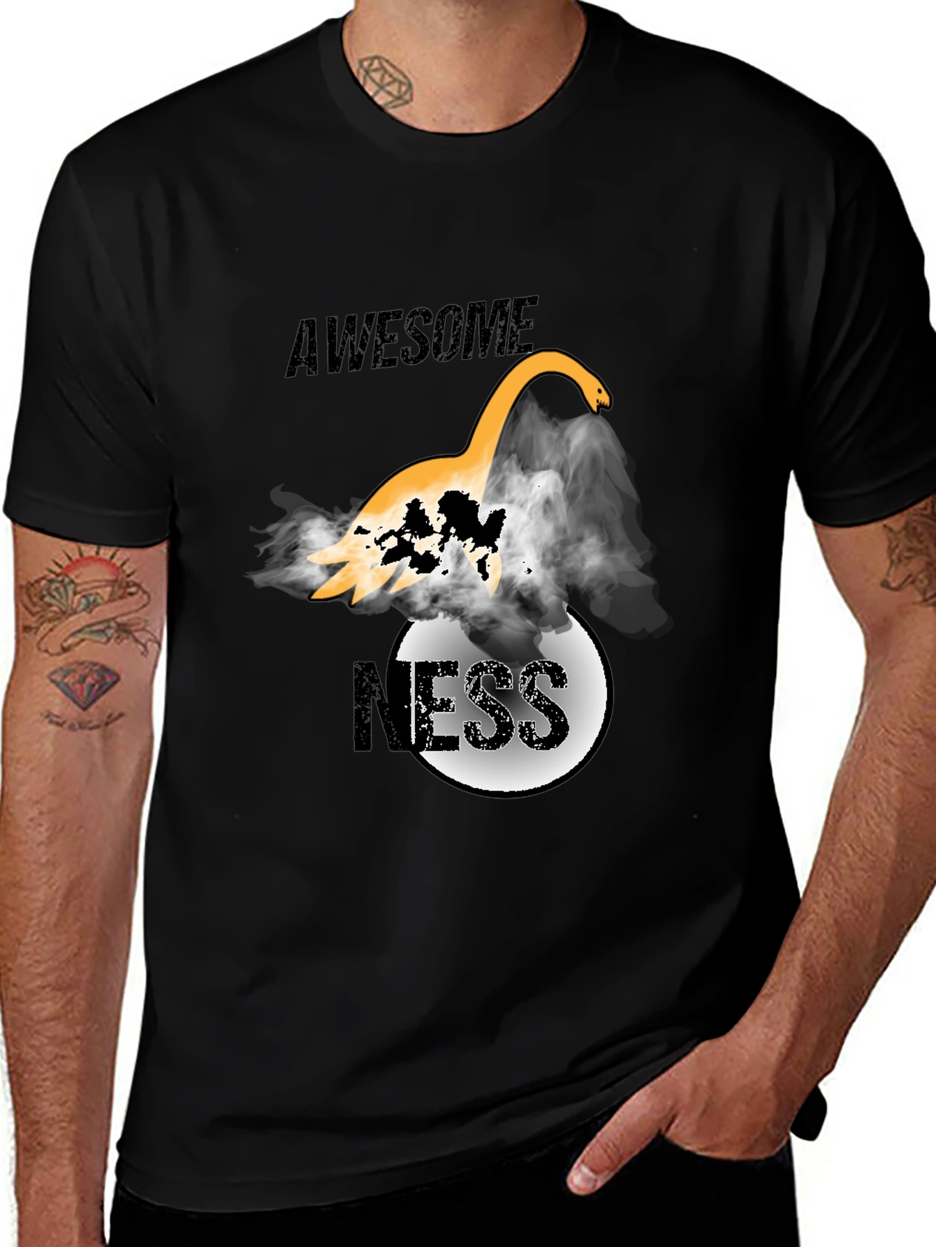 Variant 22 of Awesome Ness Monster T-Shirt - Cryptid Legend